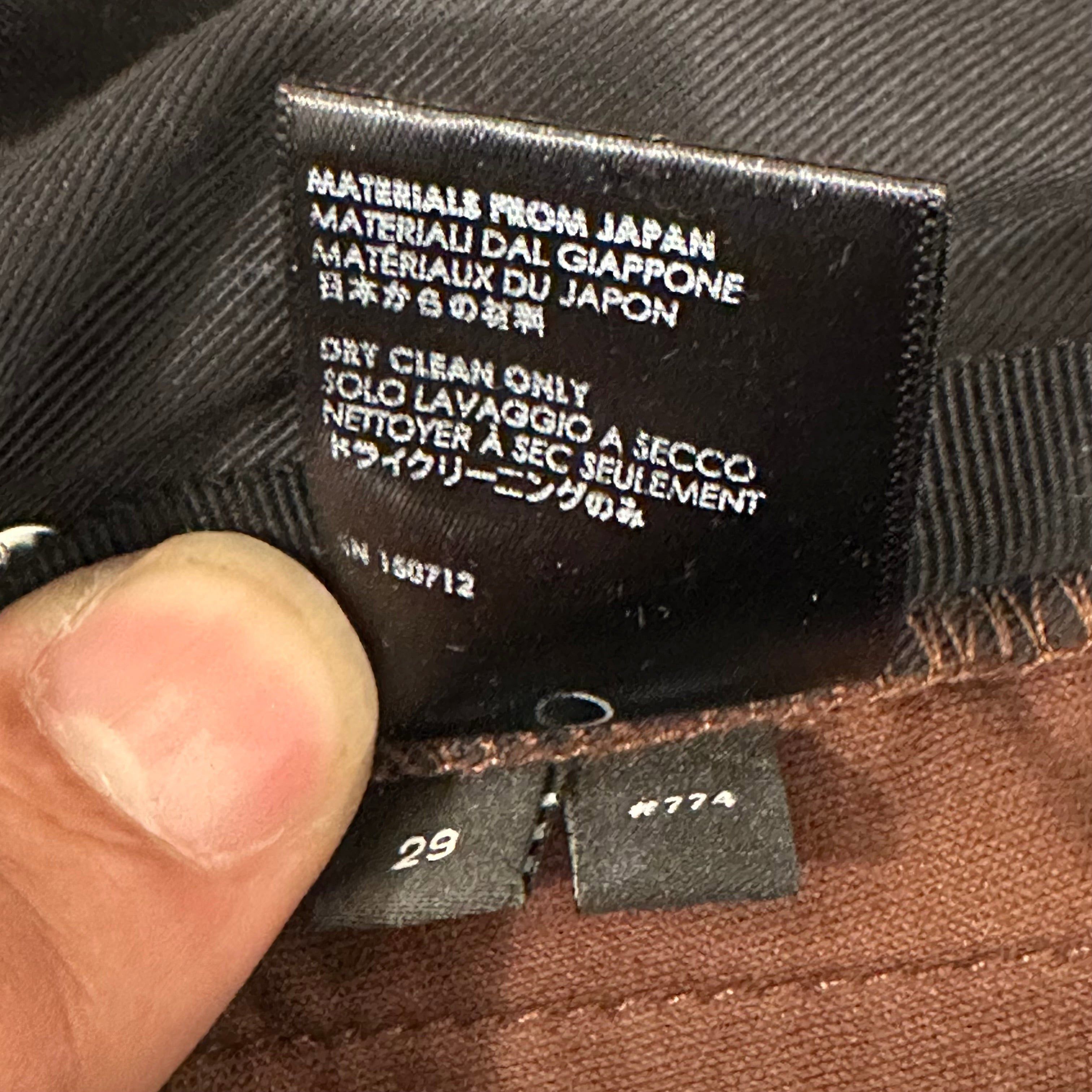 Amiri Amiri Plain Brown Velour Jeans Sz 29 Size US 29 - 5 Thumbnail