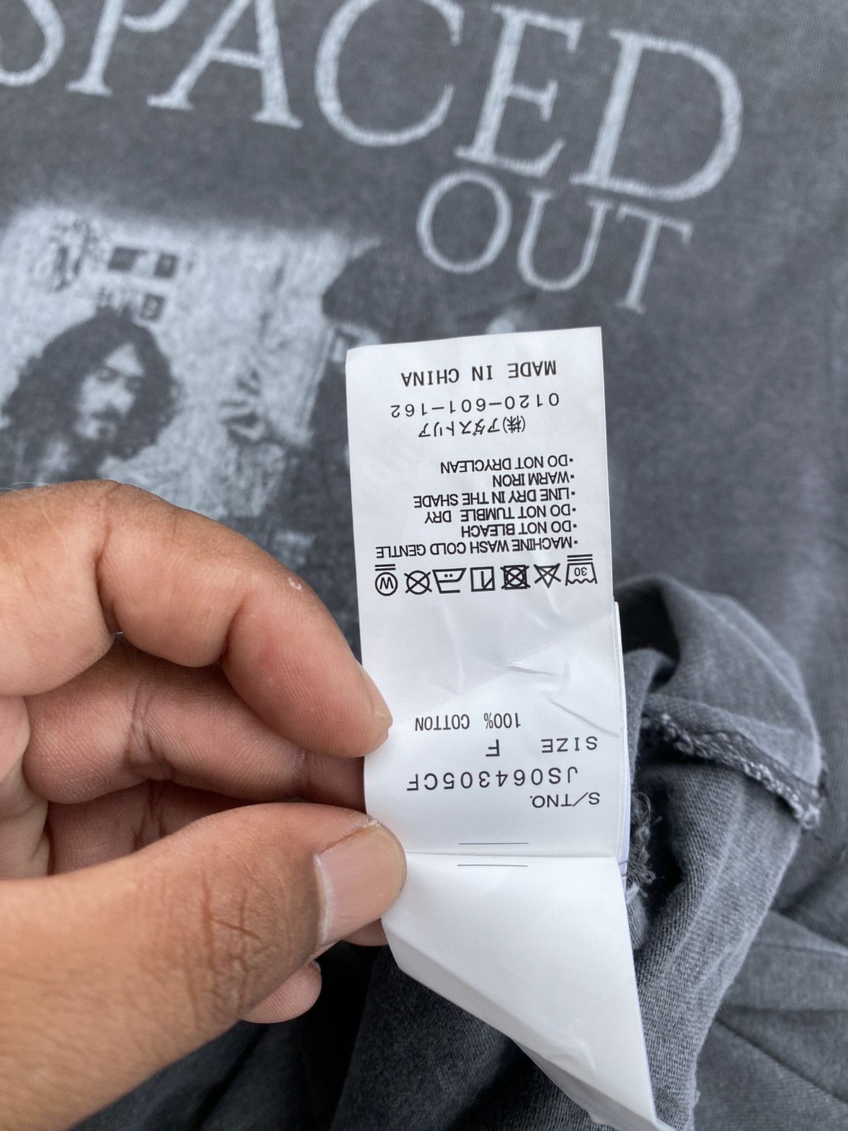 Japanese Brand Rare Vintage Spaced Out Jeanasis Tshirt Size US L / EU 52-54 / 3 - 10 Thumbnail