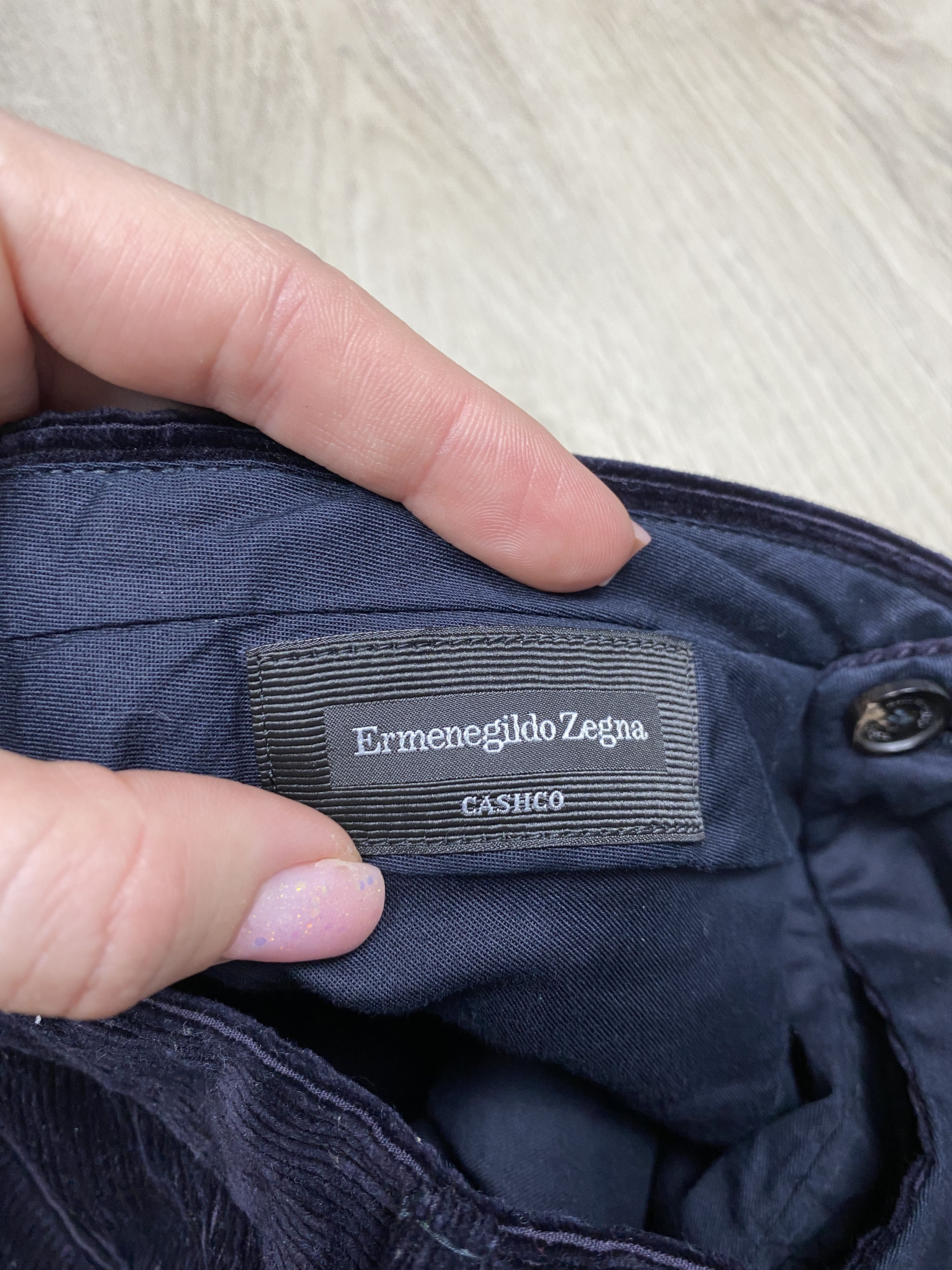 Ermenegildo Zegna Ermenegildo Zegna Vintage Mens Corduroy Cashco Pants Size US 32 / EU 48 - 5 Thumbnail