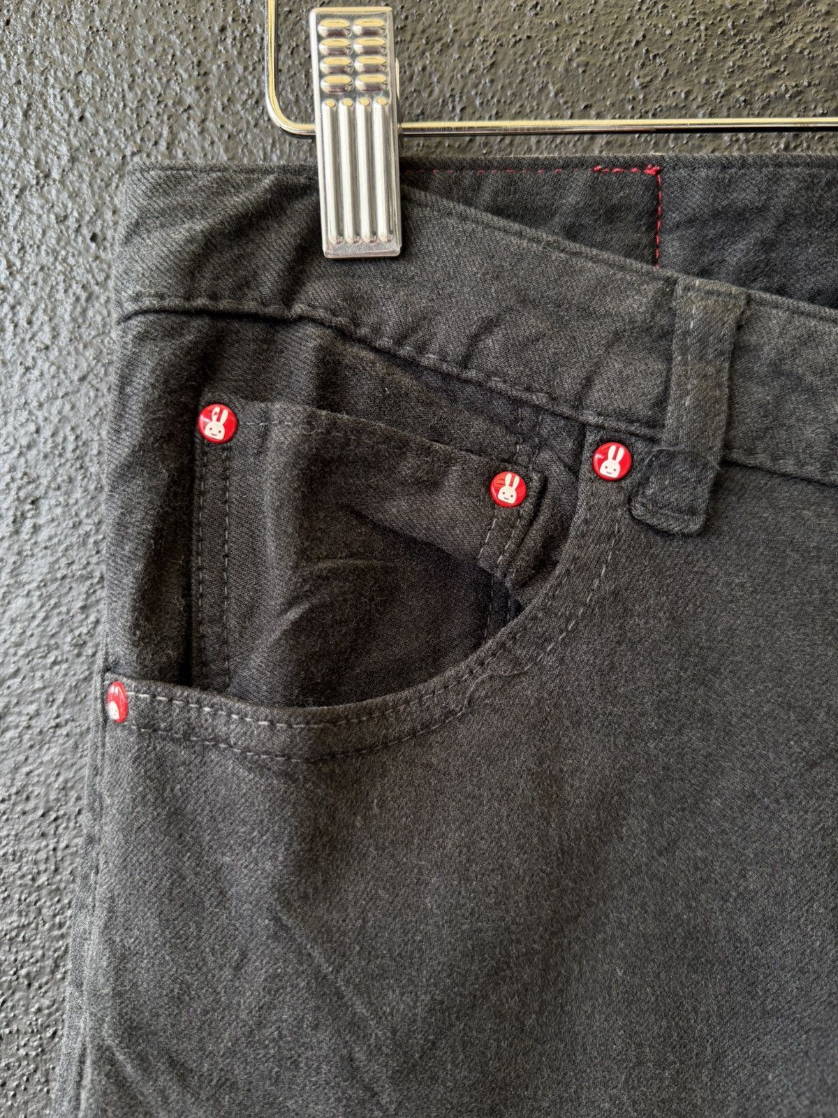 Japanese Brand DESIGNER CUNE Japanese Brand Rabbit Denim Strecth Jeans Size 33" - 4 Thumbnail