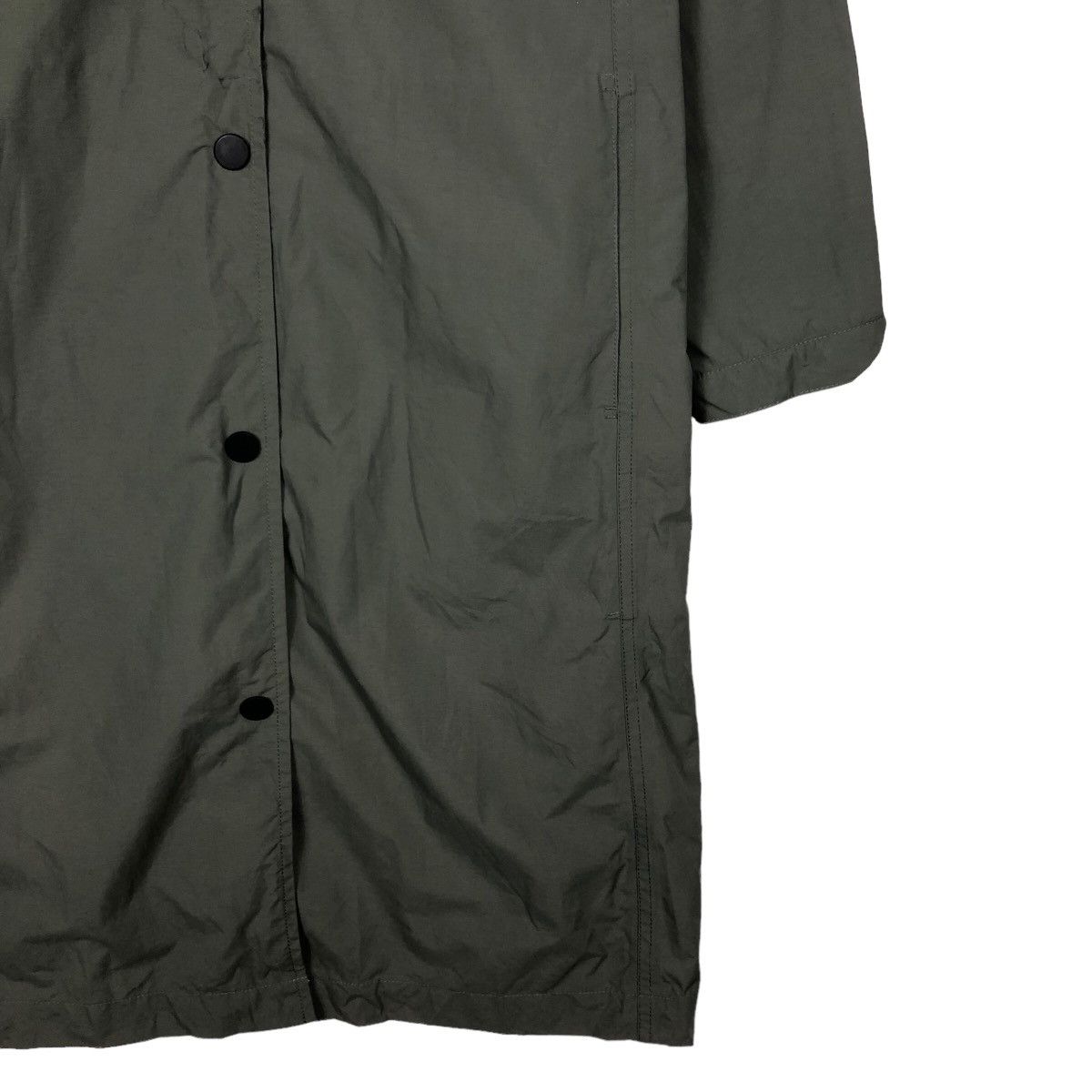 Japanese Brand 🔥Green Military Long Fly Coats Jacket Lemaire Uniqlo Japan Size US M / EU 48-50 / 2 - 5 Thumbnail