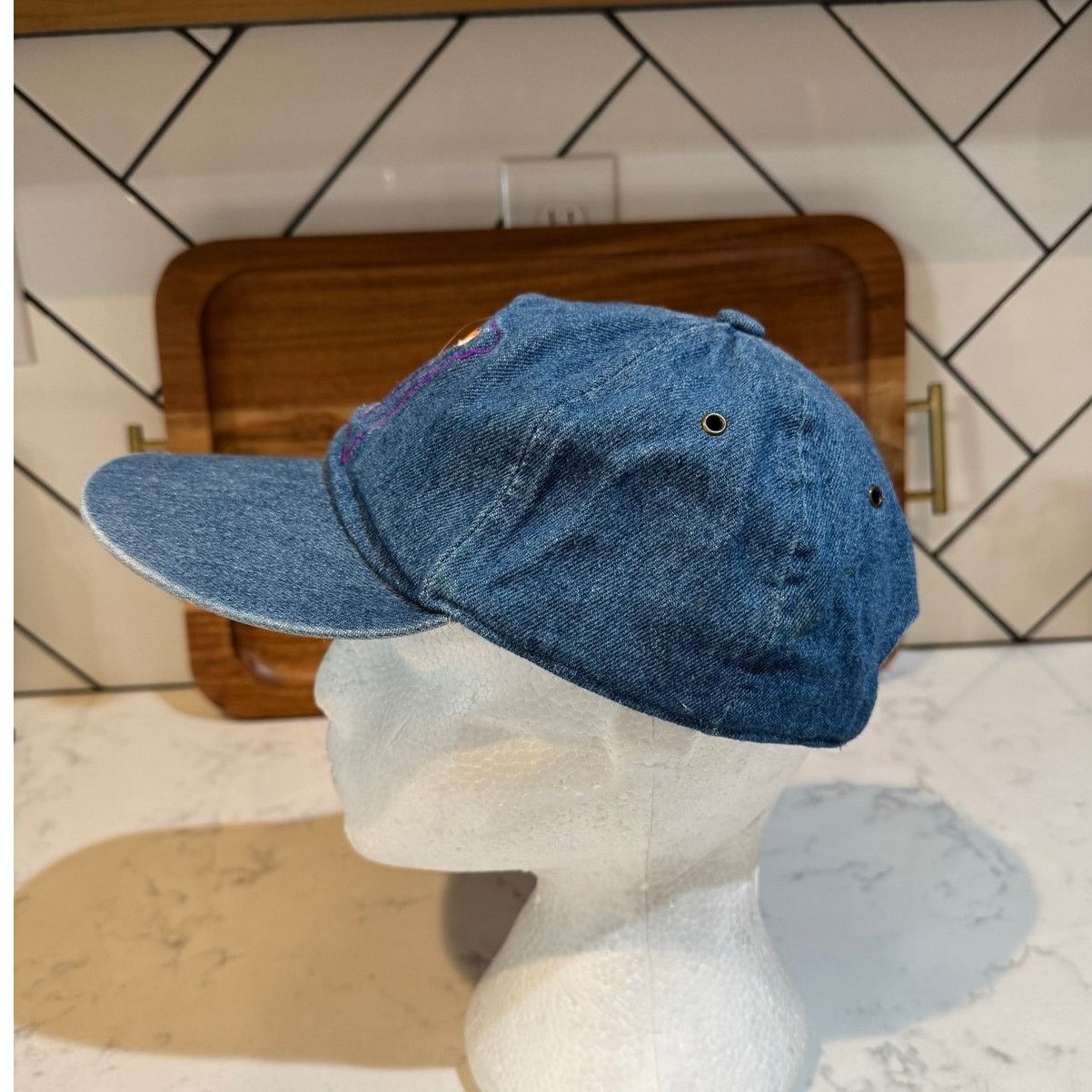 Disney vintage 90s Disney Winnie the Pooh "Tigger" Denim cap OS Size ONE SIZE - 3 Thumbnail