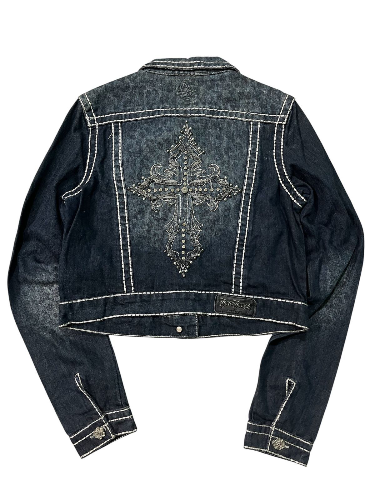Japanese Brand Rose Royce Cross Logo Trucker Jeans Size M / US 6-8 / IT 42-44 - 1 Thumbnail