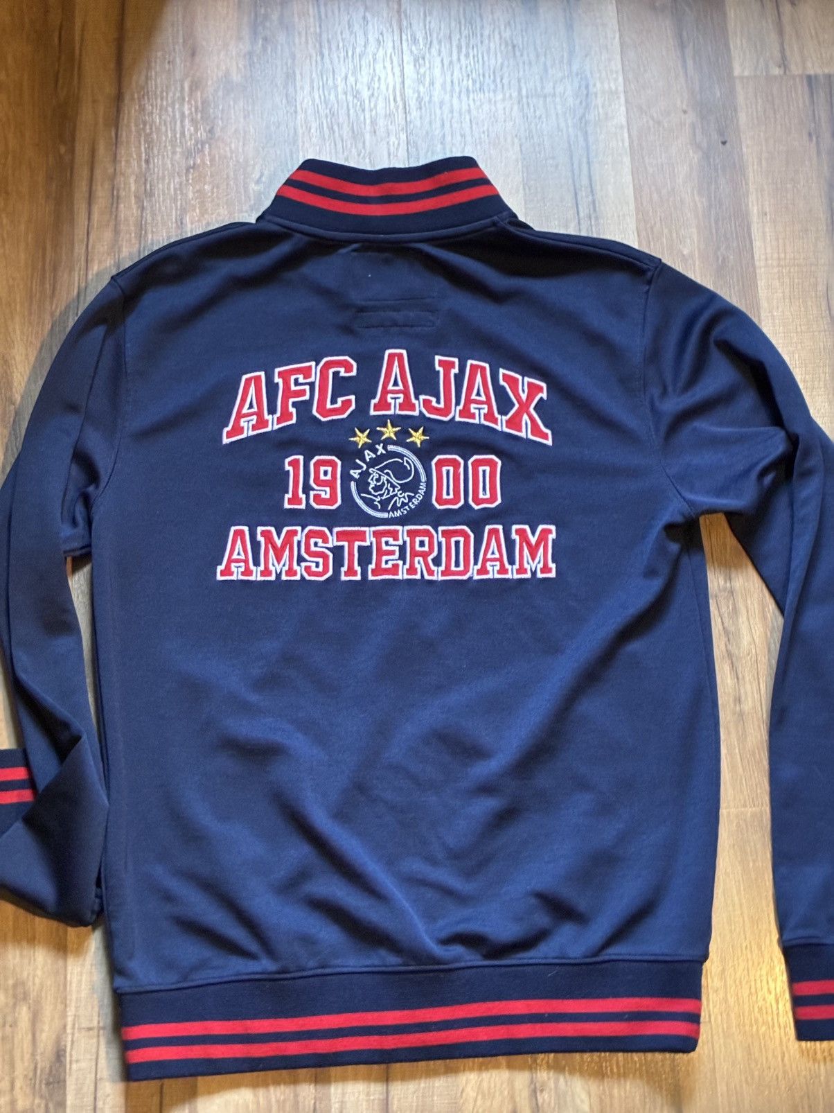 Vintage Vintage AFC Ajax track jacket Size US L / EU 52-54 / 3 - 7 Thumbnail