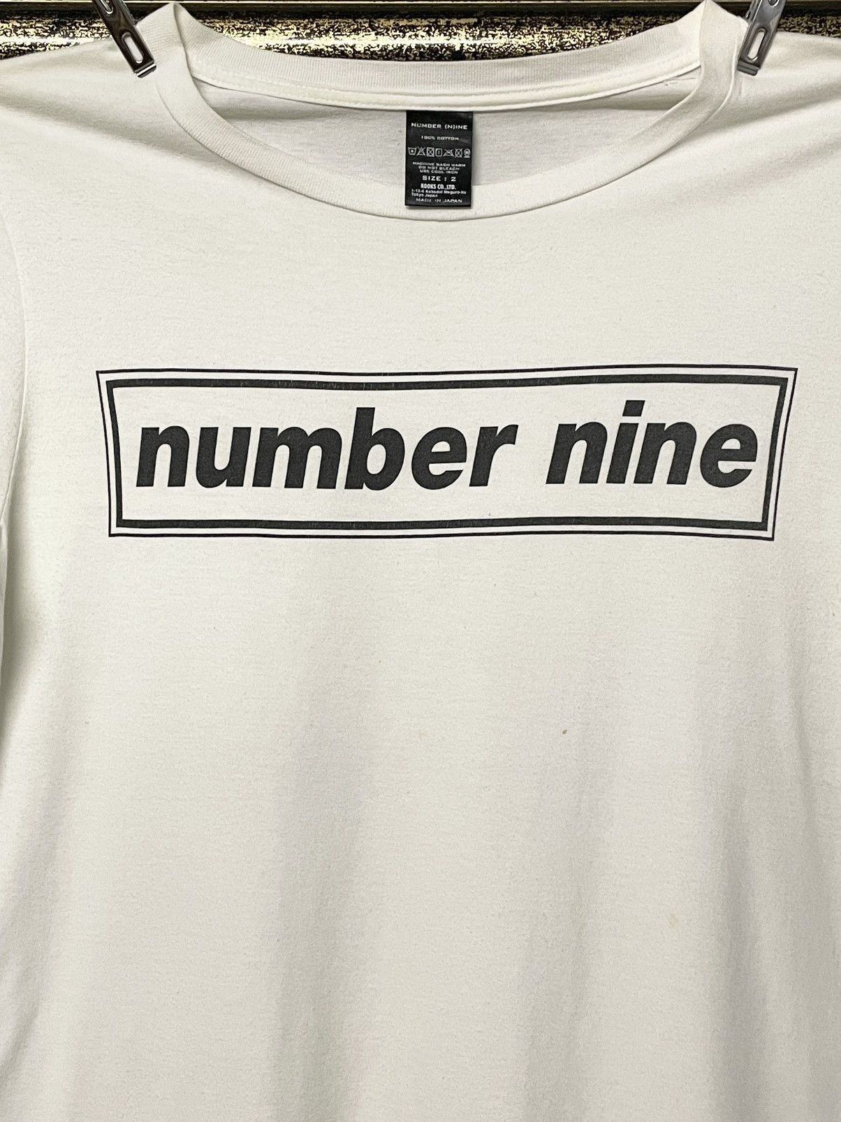 Number (N)ine Vintage Japan Designer Number (N)ine Iconic Bog Logo Tshirt Size US M / EU 48-50 / 2 - 3 Thumbnail