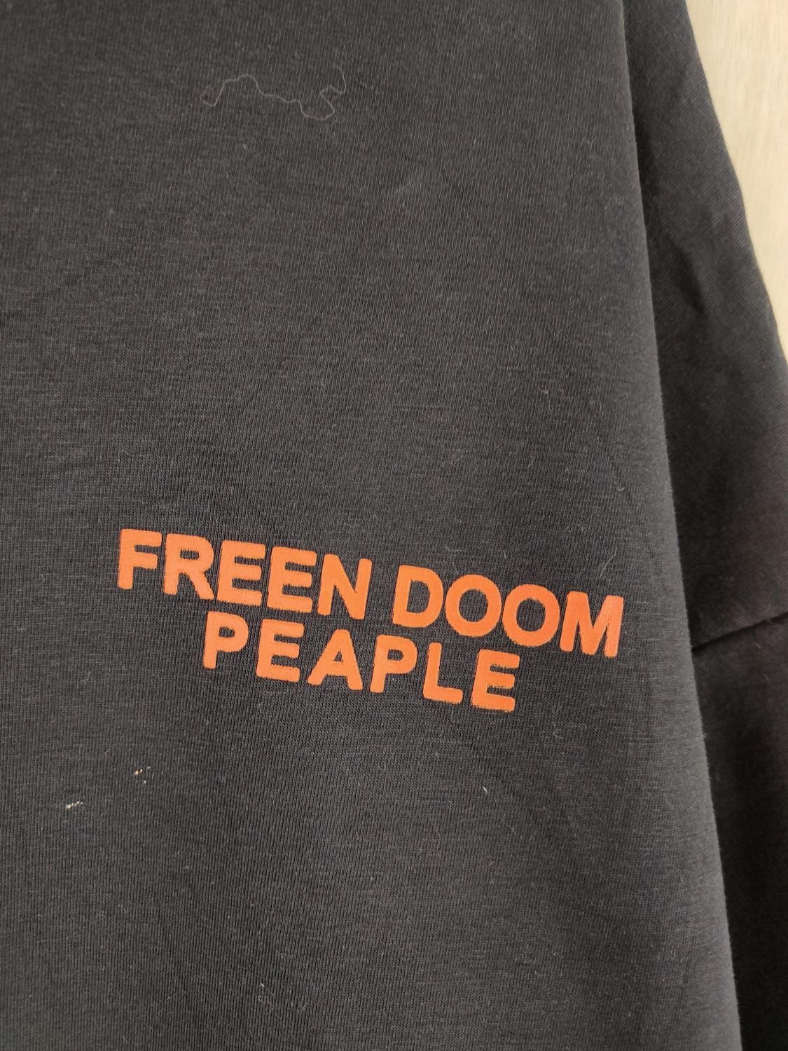 Japanese Brand Japan freen doom peaple Black Sweatshirts #S2627 Size US L / EU 52-54 / 3 - 13 Thumbnail