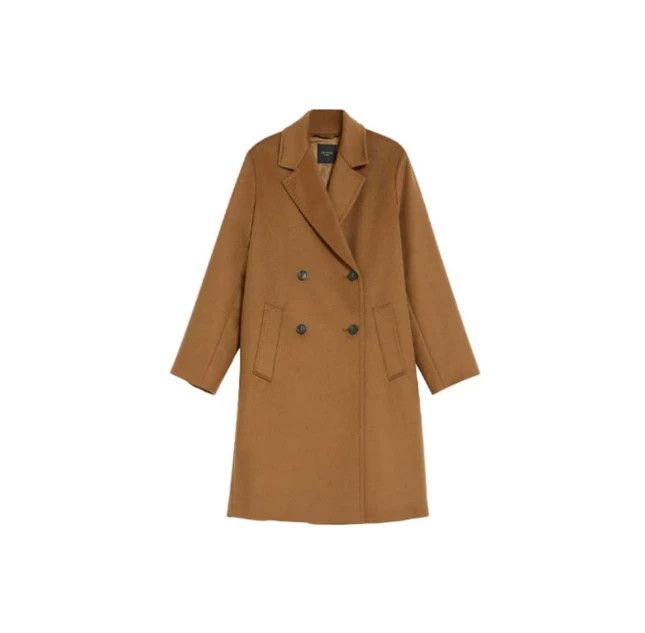 Max Mara Max Mara Sion double-breasted lapel coat Size L / US 10 / IT 46 - 6 Thumbnail