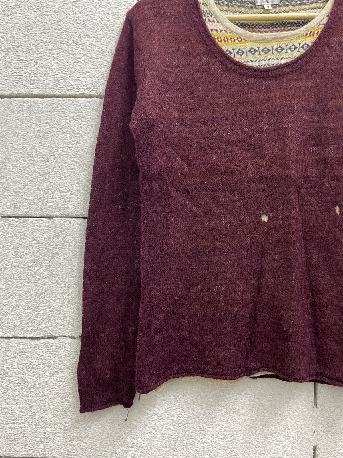 Takeo Kikuchi Vintage Distressed Punk Seditionary 2 layer Longsleeve Tee Size M / US 6-8 / IT 42-44 - 3 Thumbnail