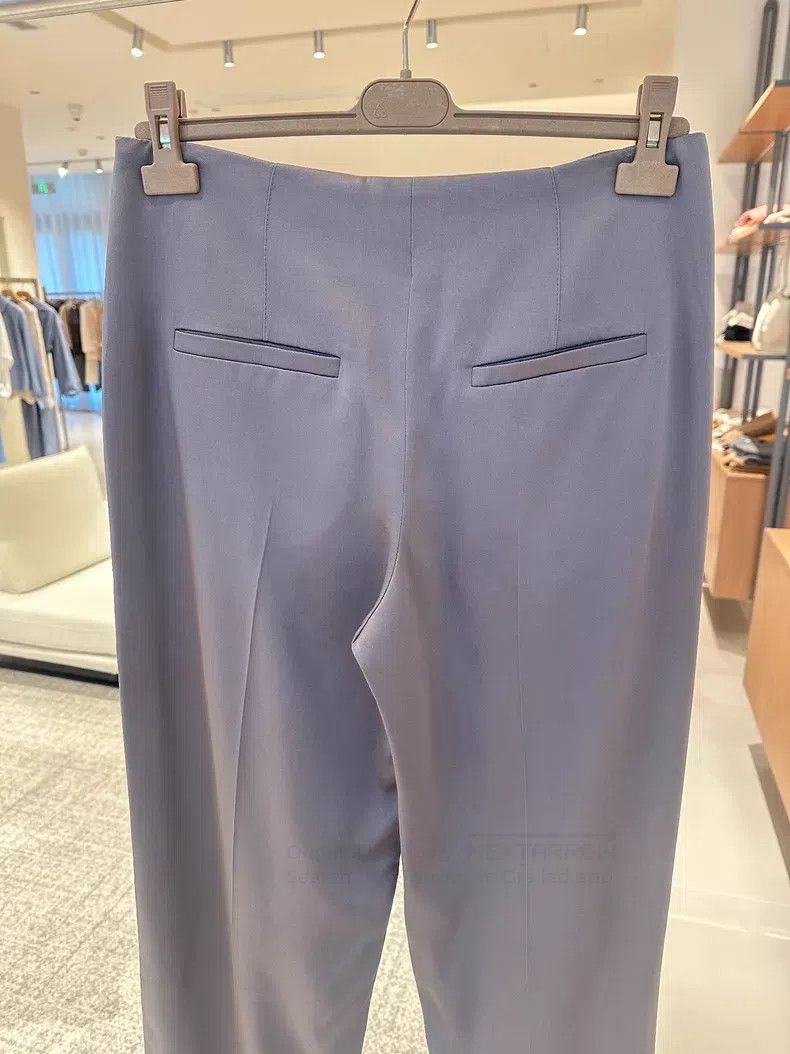 Brunello Cucinelli Brunello Cucinelli Ladies Acetate Wide Leg Dress Pants Size 27" / US 4 / IT 40 - 4 Thumbnail