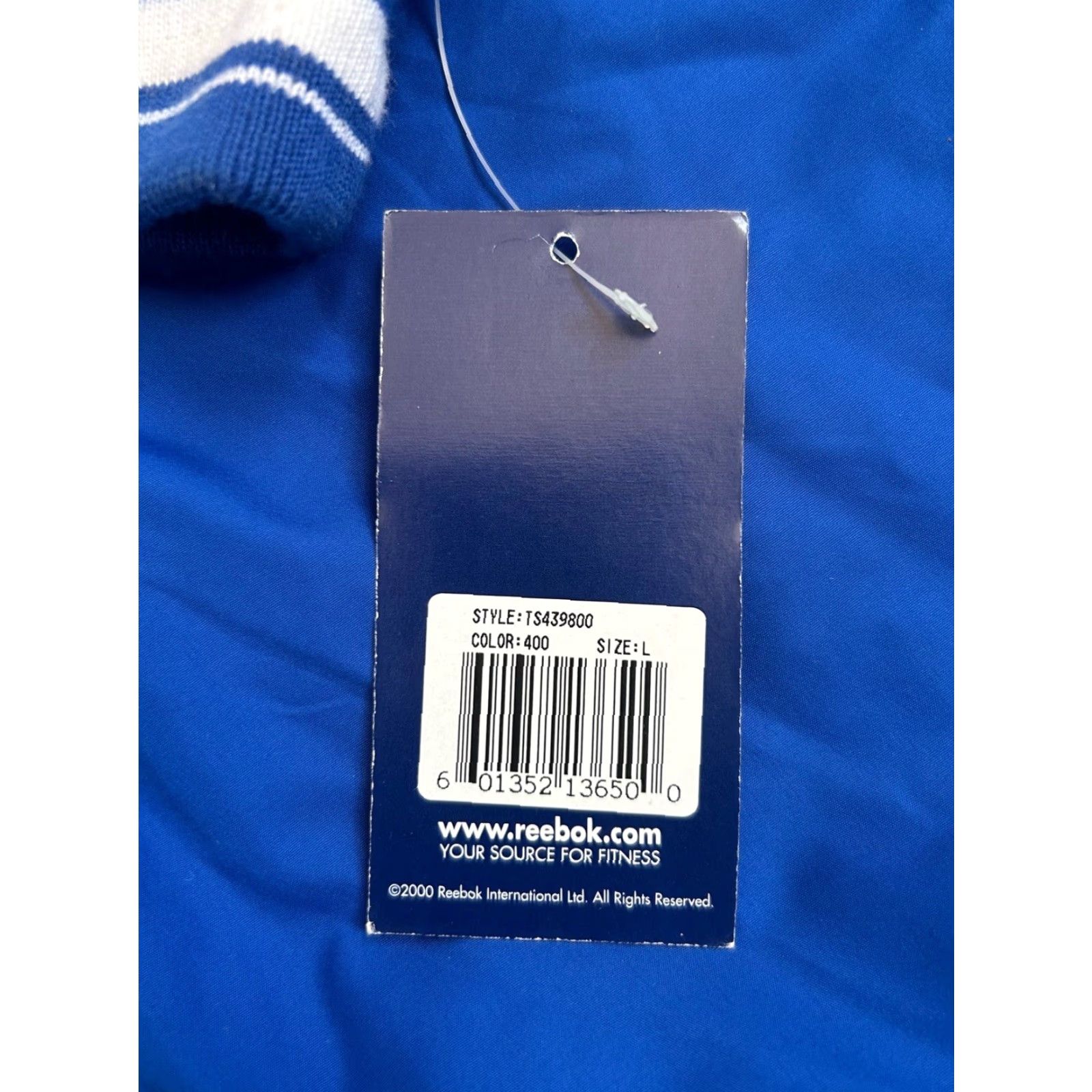 Reebok VINTAGE Reebok Windbreaker Jacket Mens L Blue 2000s 90s Lightweight Zip Pockets NWT Deadstock Size US L / EU 52-54 / 3 - 2 Thumbnail