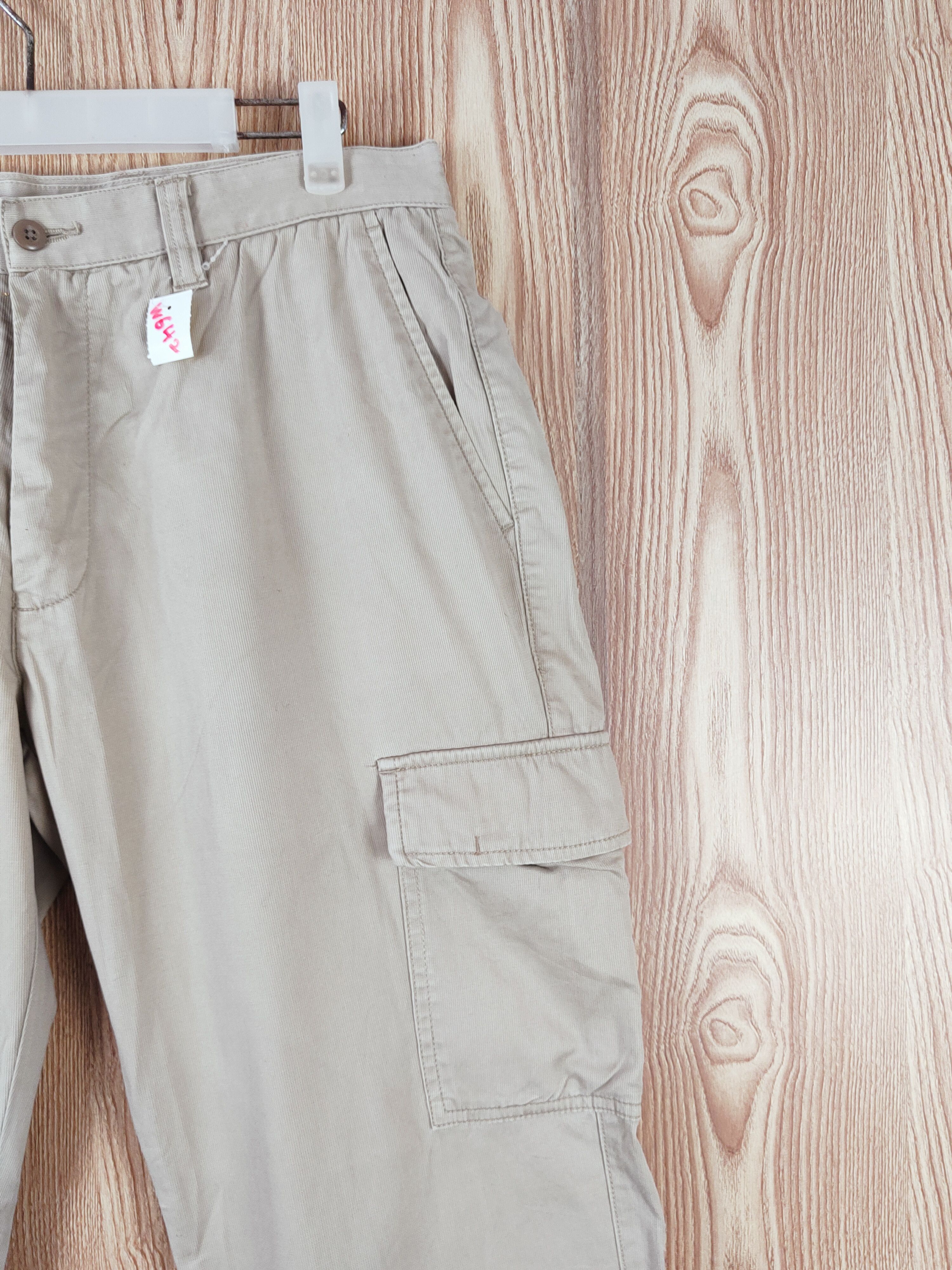 Japanese Brand Topvalu Beige Multipocket Tactical Cargo Pants #w642 Size US 31 - 5 Thumbnail