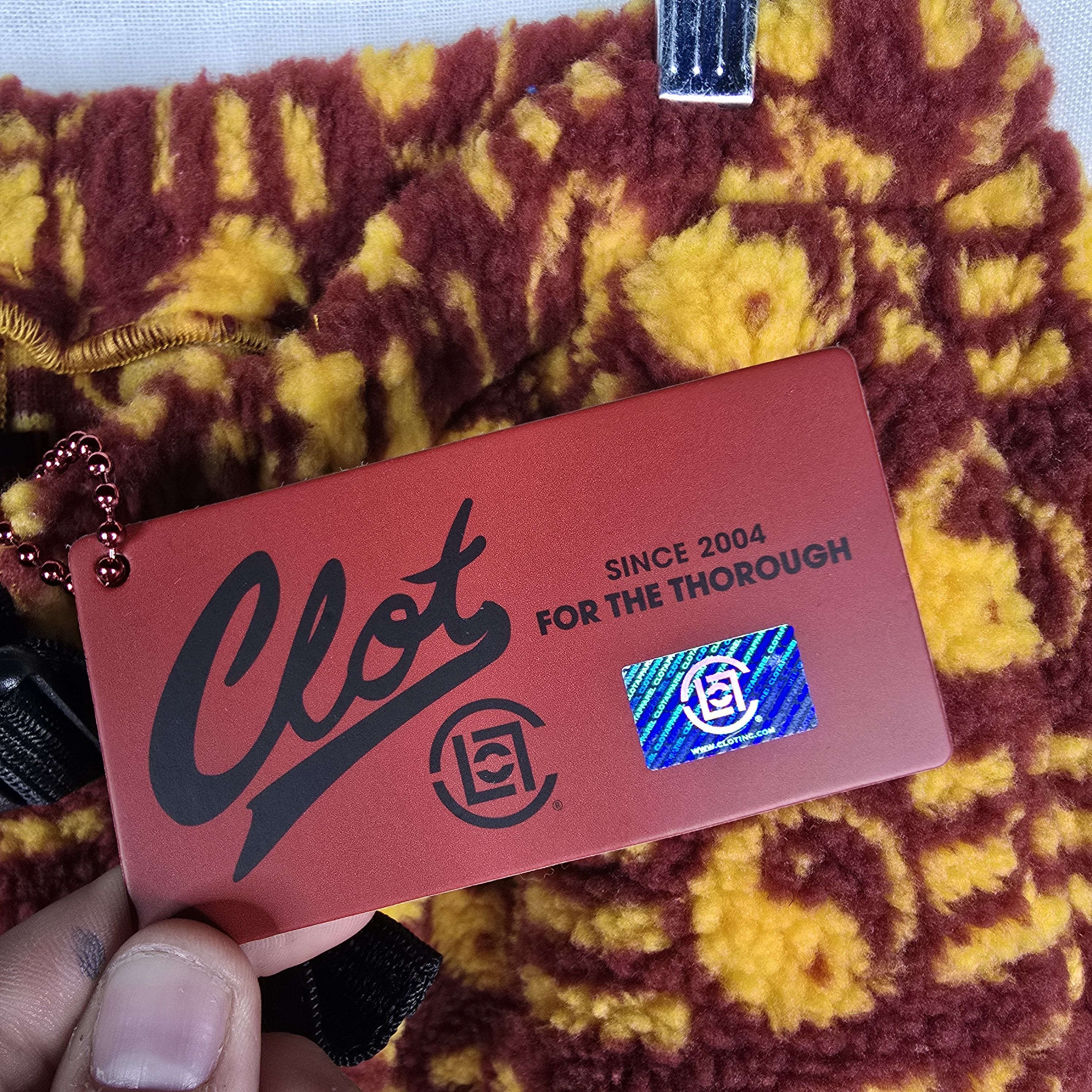 CLOT Clot Apparel Medium Sherpa Ref Jogger Ying Yang Sweatpants Size US 31 - 3 Thumbnail