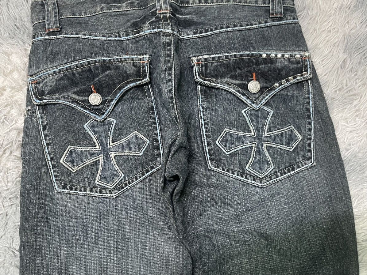 If Six Was Nine 2000s CHROME HEARTS INSPIRED JAPANESEBRAND STUDDED PANT Size US 35 - 17 Thumbnail