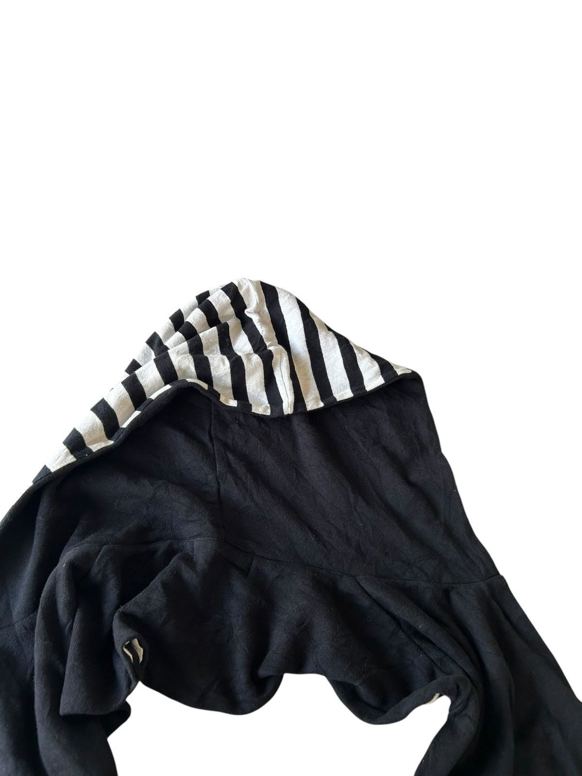 Japanese Brand × Kapital × Vintage Japanese Stripe Big Balaclava Scarf Hoodie Reversible Size ONE SIZE - 10 Thumbnail
