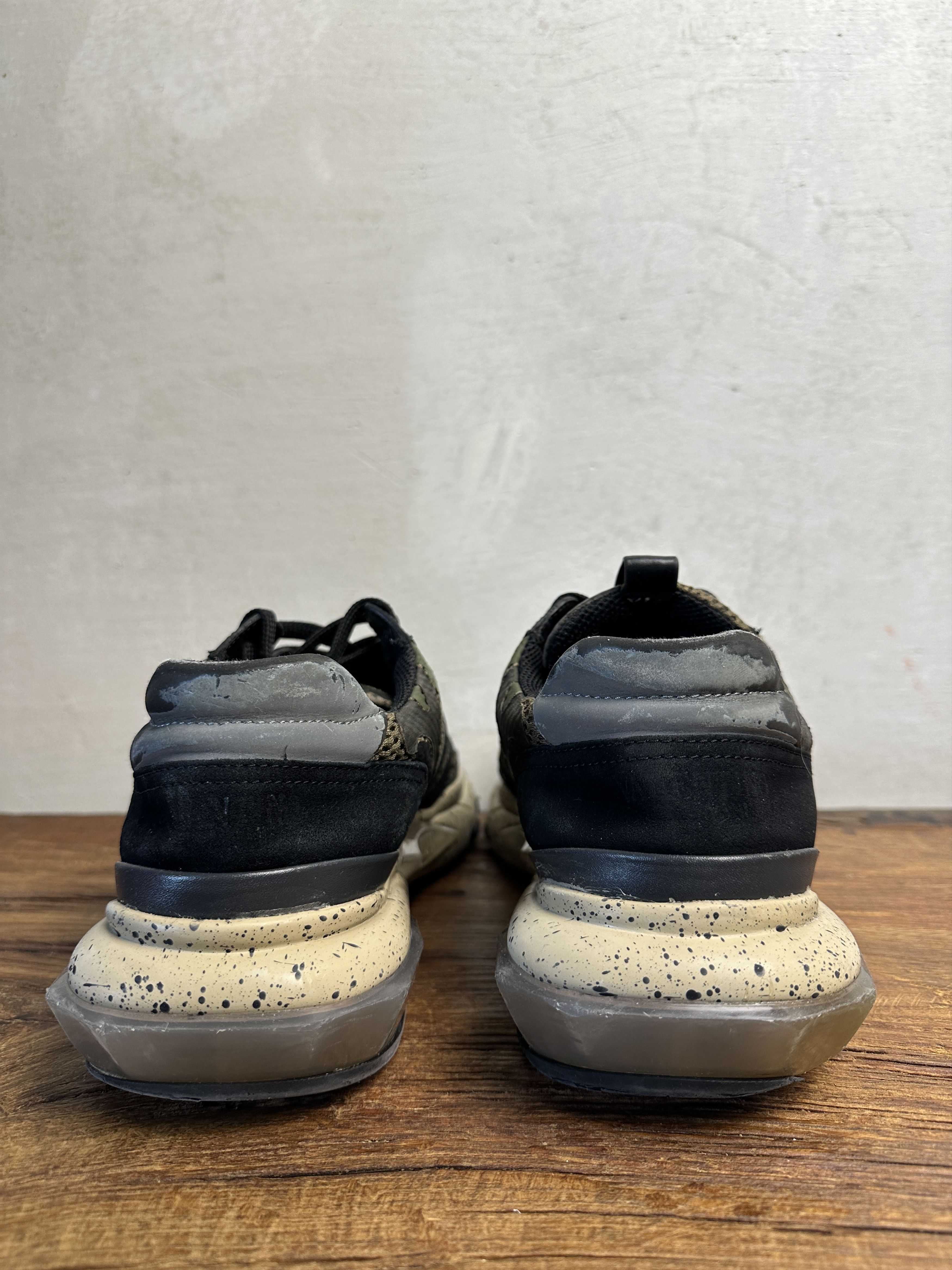 Valentino Valentino Bounce Camo Oversized Runner Green Sneakers Size US 10 / EU 43 - 5 Thumbnail