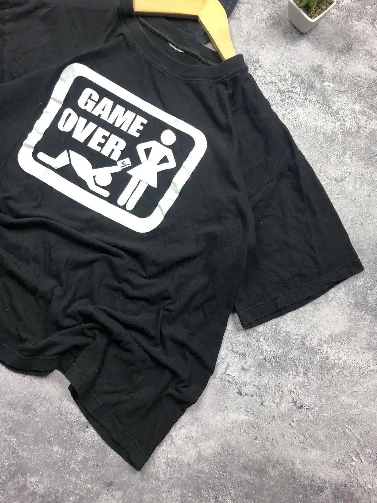 Other GAME OWER HUMOR Vintage Tshirt Big Logo Streetwear XL Rare Size US XL / EU 56 / 4 - 2 Thumbnail