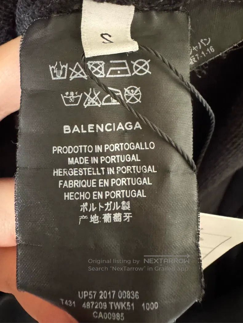 Balenciaga Balenciaga Sinner Embroidered Hoodie Size US S / EU 44-46 / 1 - 5 Thumbnail