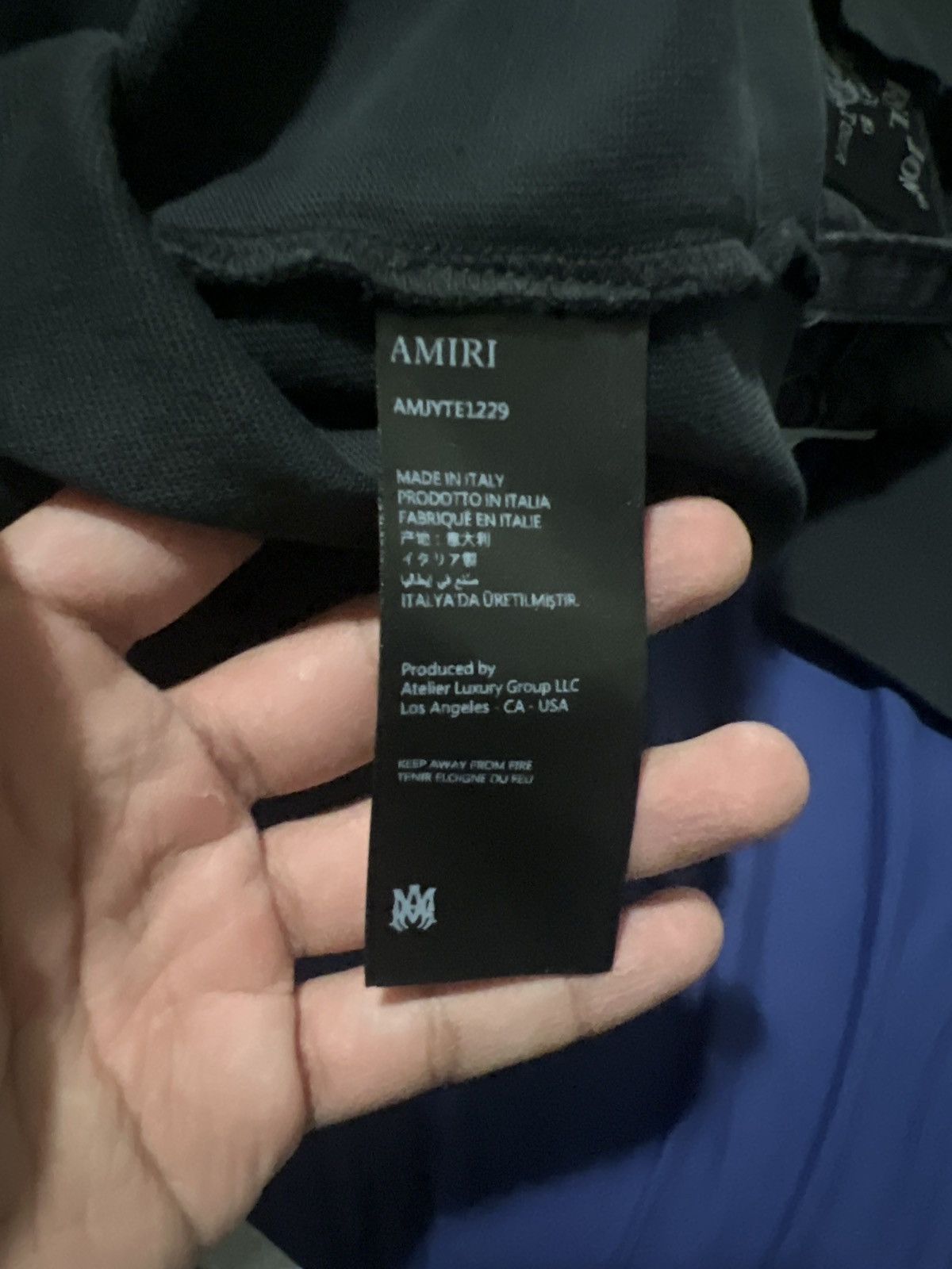 Amiri Black Amiri bull oversized tee Size US S / EU 44-46 / 1 - 8 Thumbnail