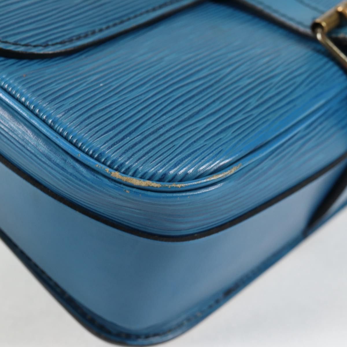Louis Vuitton LOUIS VUITTON Epi Cartouchiere MM Shoulder Bag Blue M52245 Size ONE SIZE - 15 Thumbnail