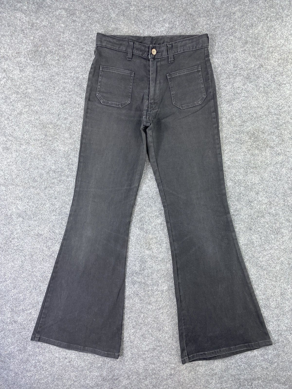 If Six Was Nine × Japanese Brand × Vintage Yankee Blueborn Bootcut Black Denim - J1129 Size US 28 / EU 44 - 1 Thumbnail