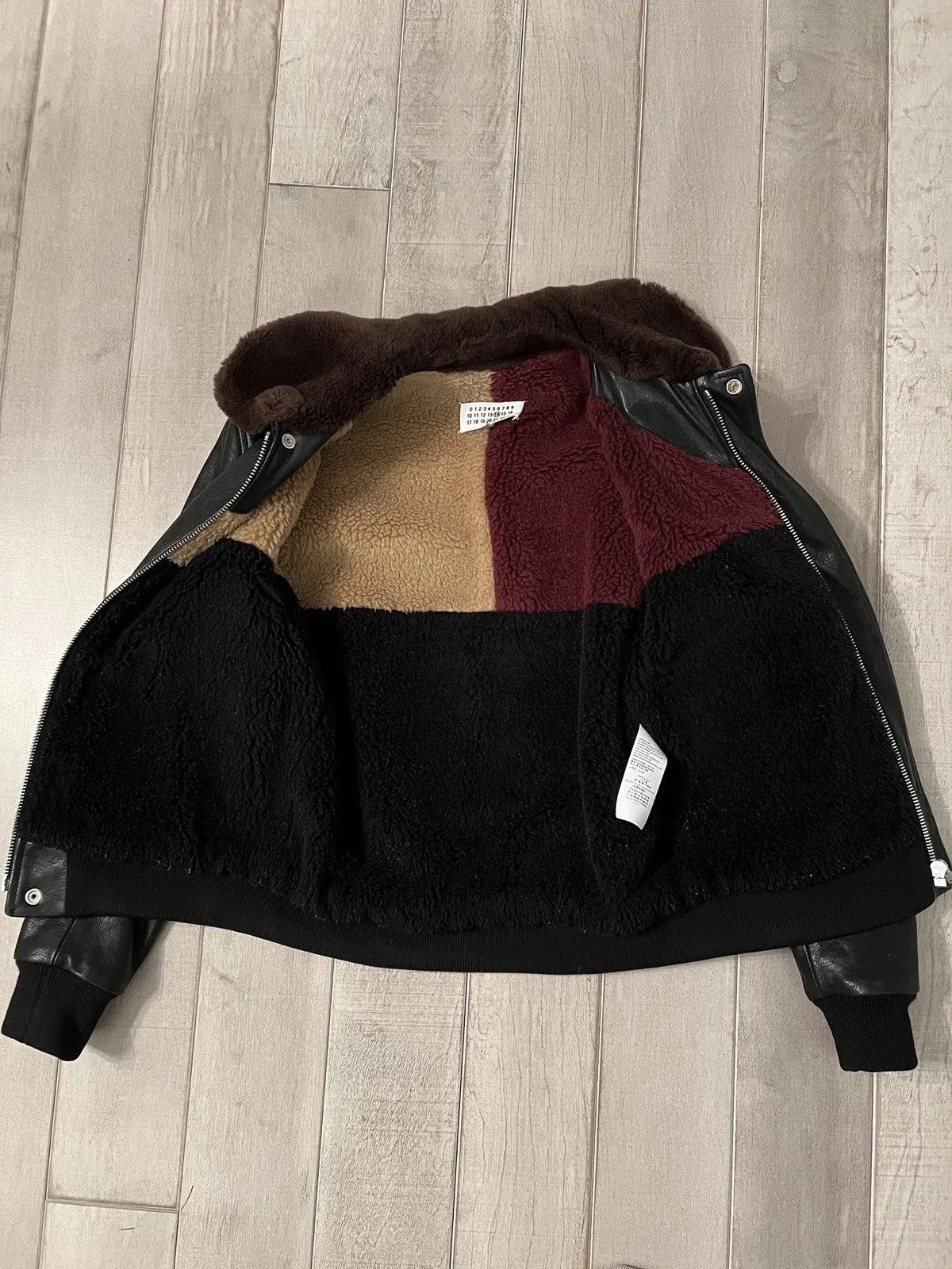Maison Margiela Maison Margiela Faux Shearling Flight Leather Jacket Size US S / EU 44-46 / 1 - 3 Thumbnail