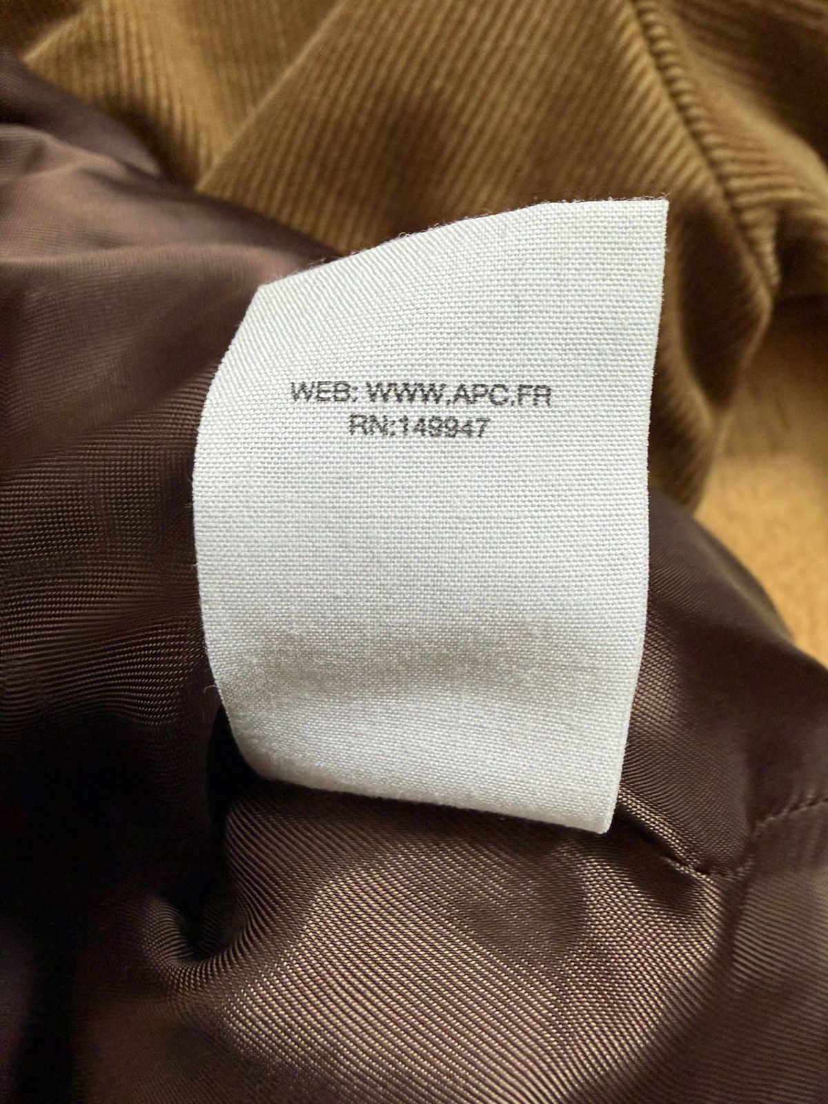 A.P.C. A.P.C. Gilles Corduroy Jacket (Brown) Size US L / EU 52-54 / 3 - 4 Thumbnail
