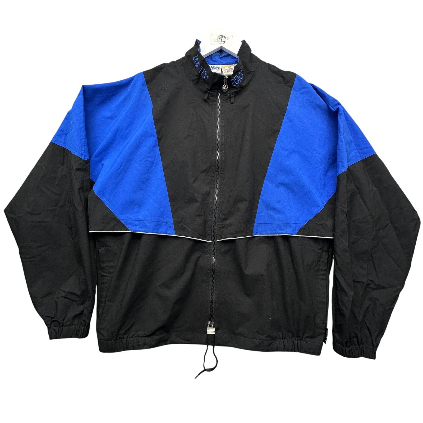 Asics VTG 90s Asics Gore-Tex Windbreaker Jacket Mens Large Zip Size US L / EU 52-54 / 3 - 1 Thumbnail