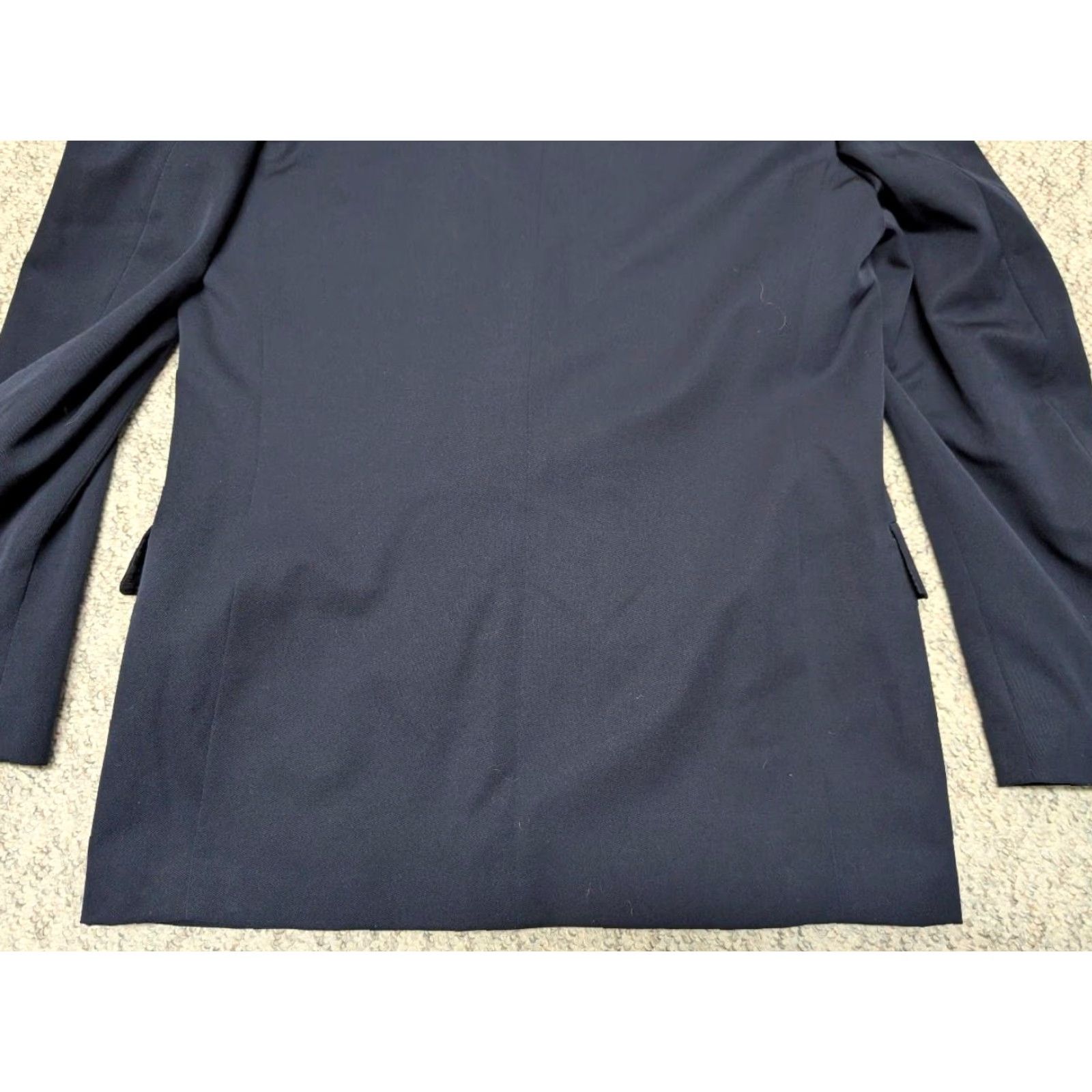Kilgour VINTAGE Kilgour French & Stanbury blazer BLUE 40L WOOL double-breasted Men blazer US made Size 40R - 4 Thumbnail