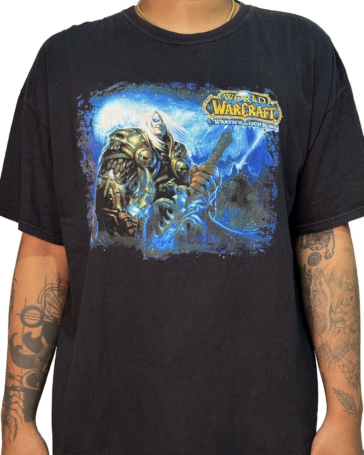 Vintage World of Warcraft Wrath of the Lich King Tshirt, image size:1200x1500
