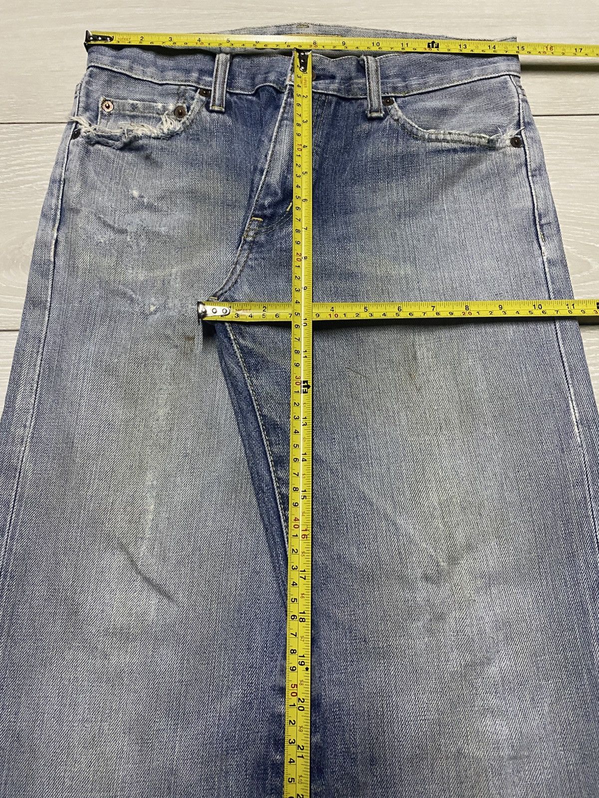 Uniqlo Vintage Japanese Brand Uniqlo S002 Light Wash Jeans Size US 30 / EU 46 - 17 Thumbnail