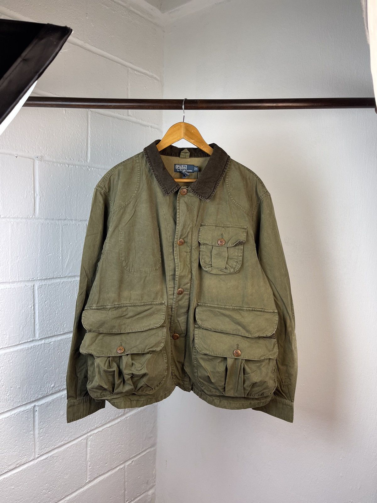 Polo Ralph Lauren × RRL Ralph Lauren × Ralph Lauren Vintage Polo Ralph Lauren Hunting Jacket Size US XL / EU 56 / 4 - 5 Thumbnail