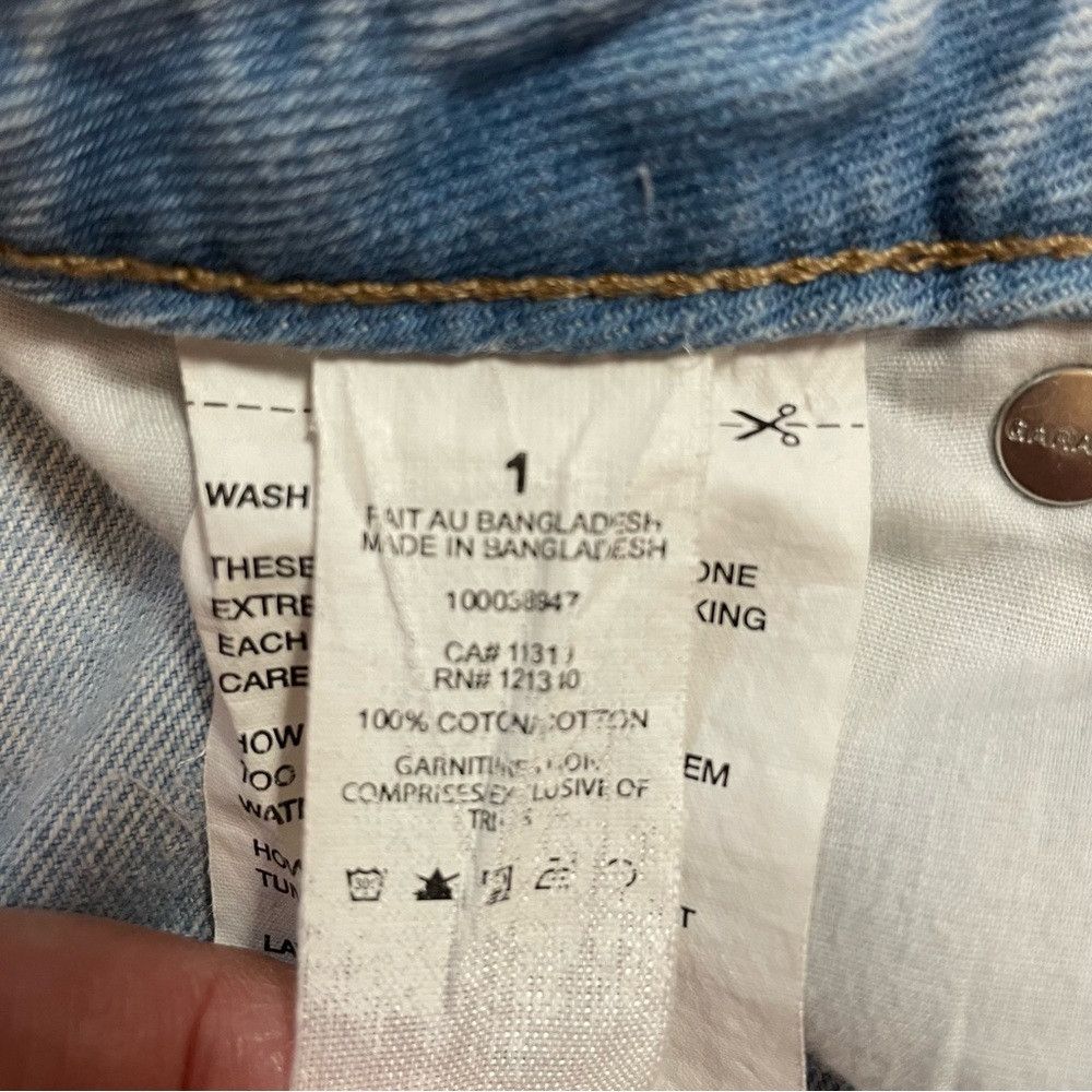 Garage Garage Distressed Raw Hem Jeans Size 1 US XS Size 26" / US 2 / IT 38 - 6 Thumbnail