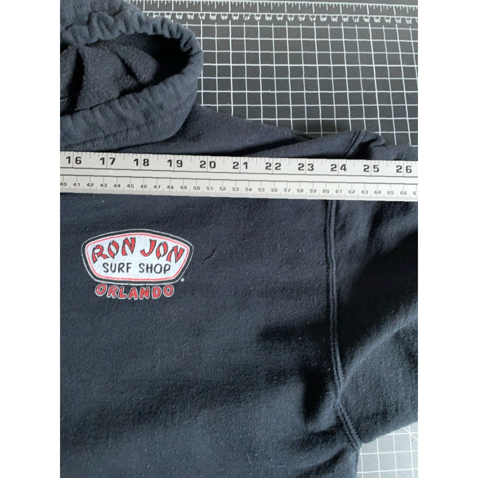 Ron Jon Surf Shop Ron Jon Surf Shop Hoodie Adult XL Black Pullover Sweatshirt Orlando Logo Size US XL / EU 56 / 4 - 7 Thumbnail