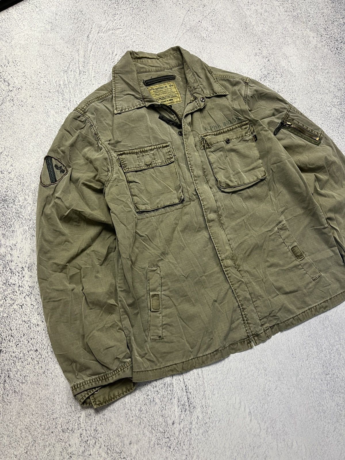 Alpha Industries Alpha Industries Jacket Field M 65 Utility Cargo 90’s Army Size US XL / EU 56 / 4 - 4 Thumbnail