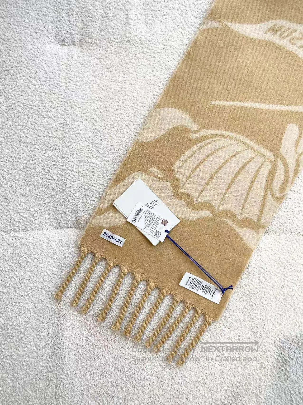 Burberry Burberry War horse logo wool scarf| Size ONE SIZE - 5 Thumbnail