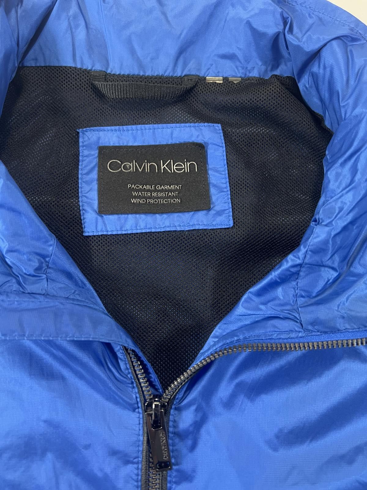 Calvin Klein Calvin Klein Men's Blue Lightweight Windbreaker Jacket Size US XL / EU 56 / 4 - 4 Thumbnail