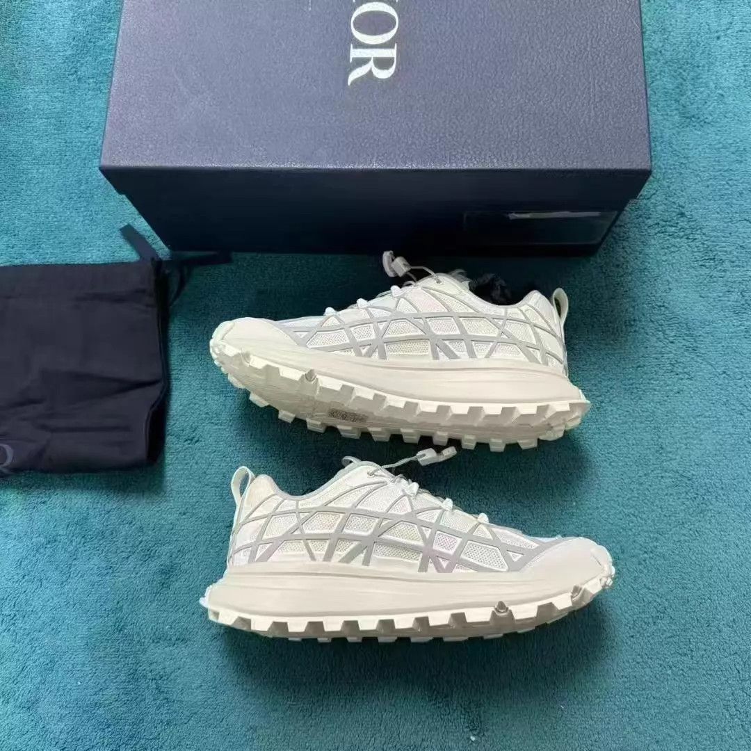Dior Dior B31 Mesh Tartan Low-Top White Sneaker Size US 8.5 / IT 38.5 - 2 Thumbnail