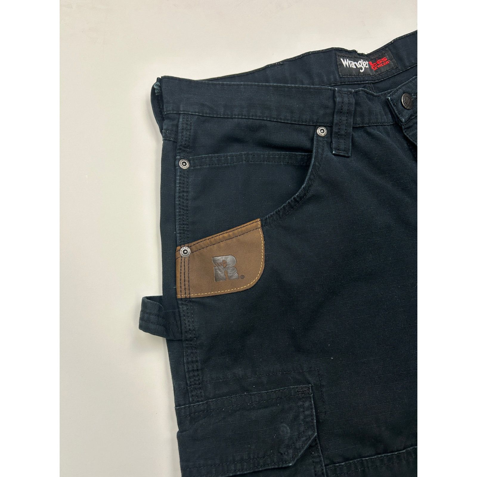 Wrangler Wrangler Riggs Work Wear Cargo Rip Stop Carpenter Pants 36W Size US 36 / EU 52 - 5 Thumbnail