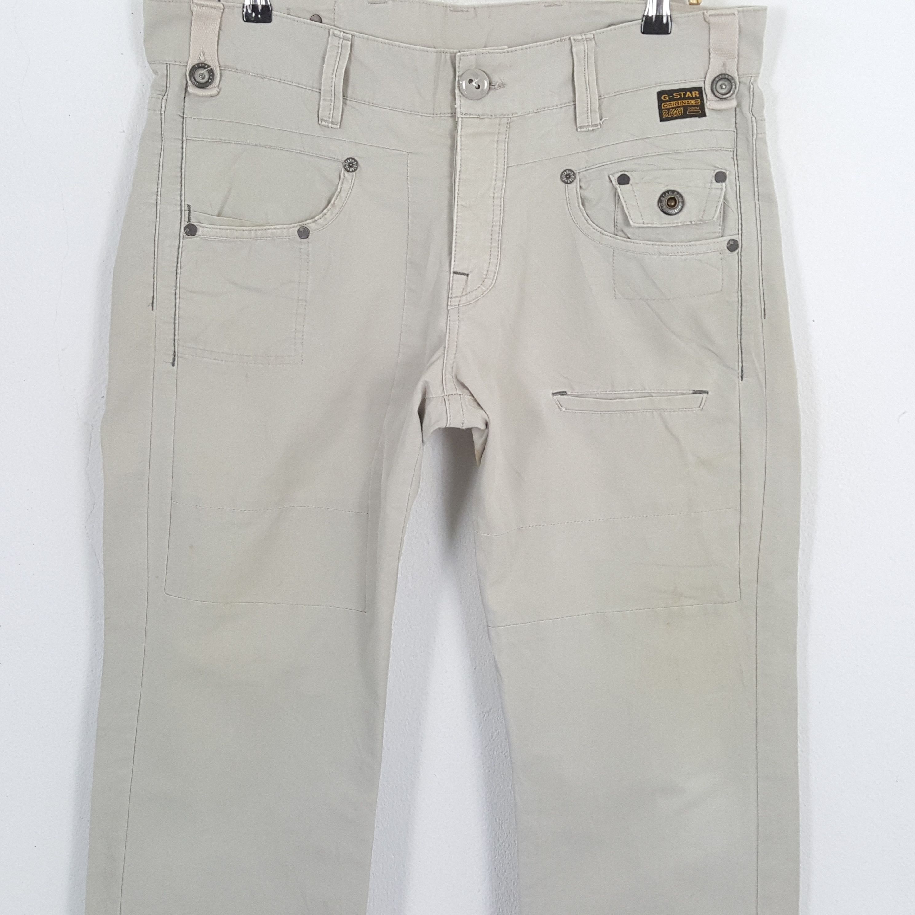 G-Star × Vintage Vintage G-STAR RAW Japanese Brand Streetwear Style Pants Size US 36 / EU 52 - 2 Thumbnail