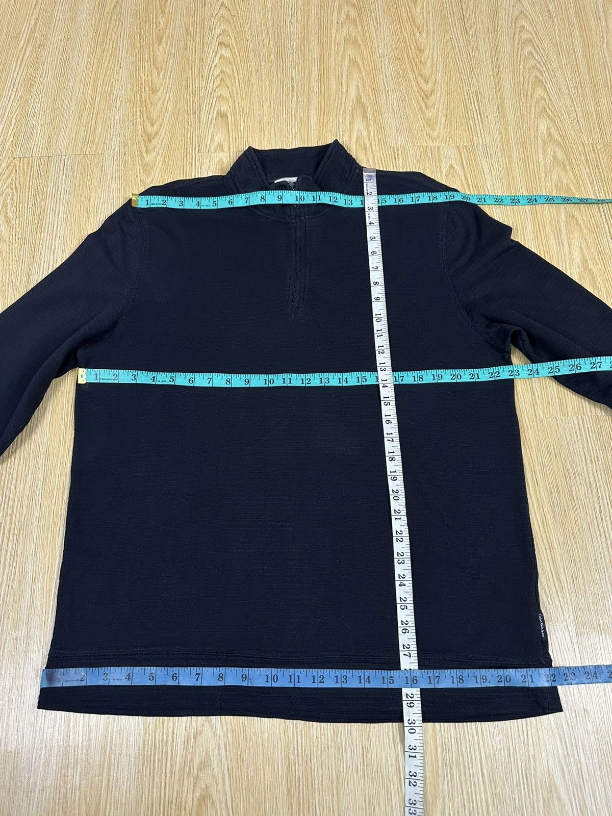 Calvin Klein Calvin Klein Half Zipper Long Sleeve Knit A315 Size US L / EU 52-54 / 3 - 3 Thumbnail