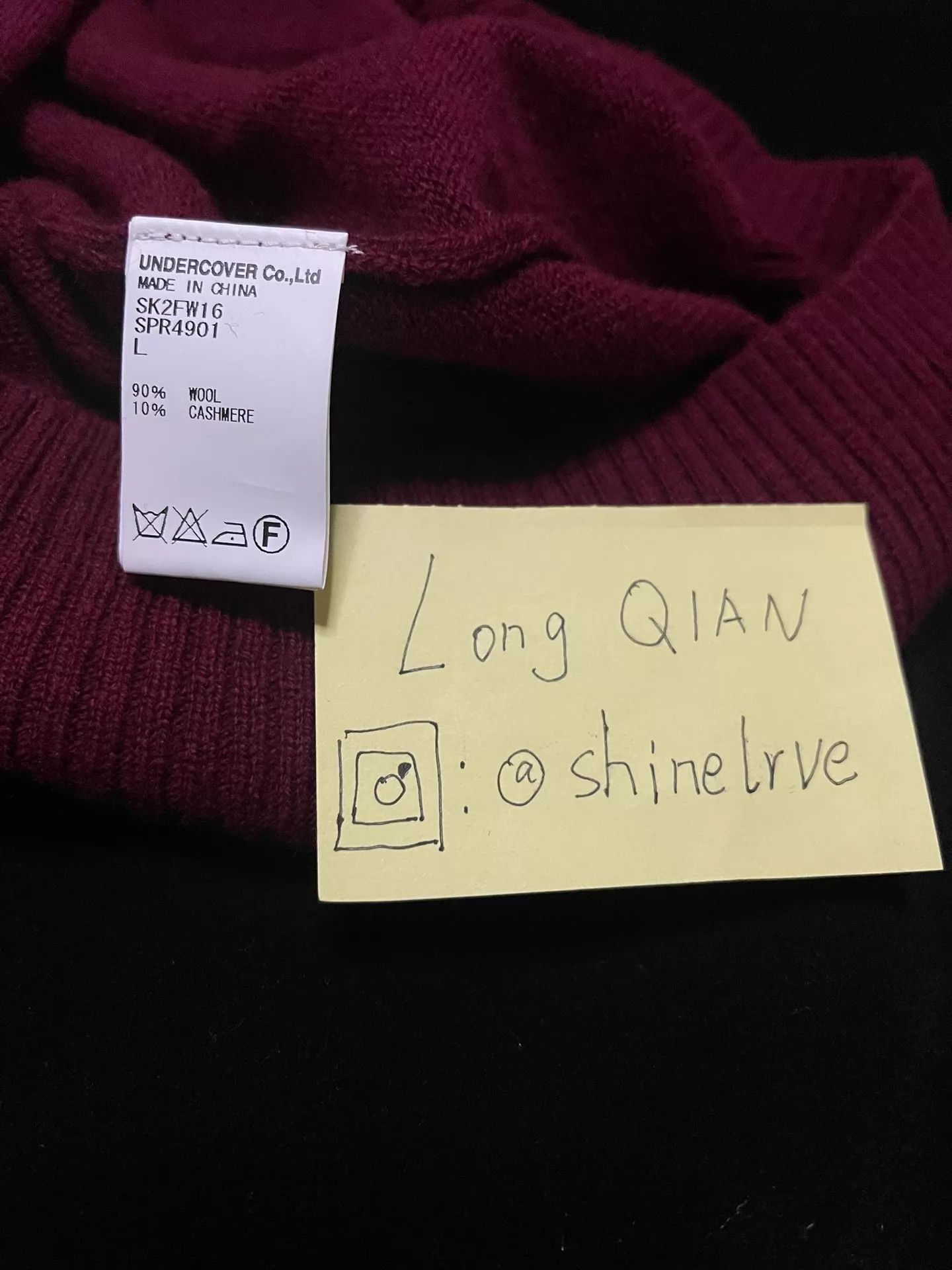 Supreme Supreme UC Wine Red Sweater New w/ Tags Below Retail Size US L / EU 52-54 / 3 - 6 Thumbnail