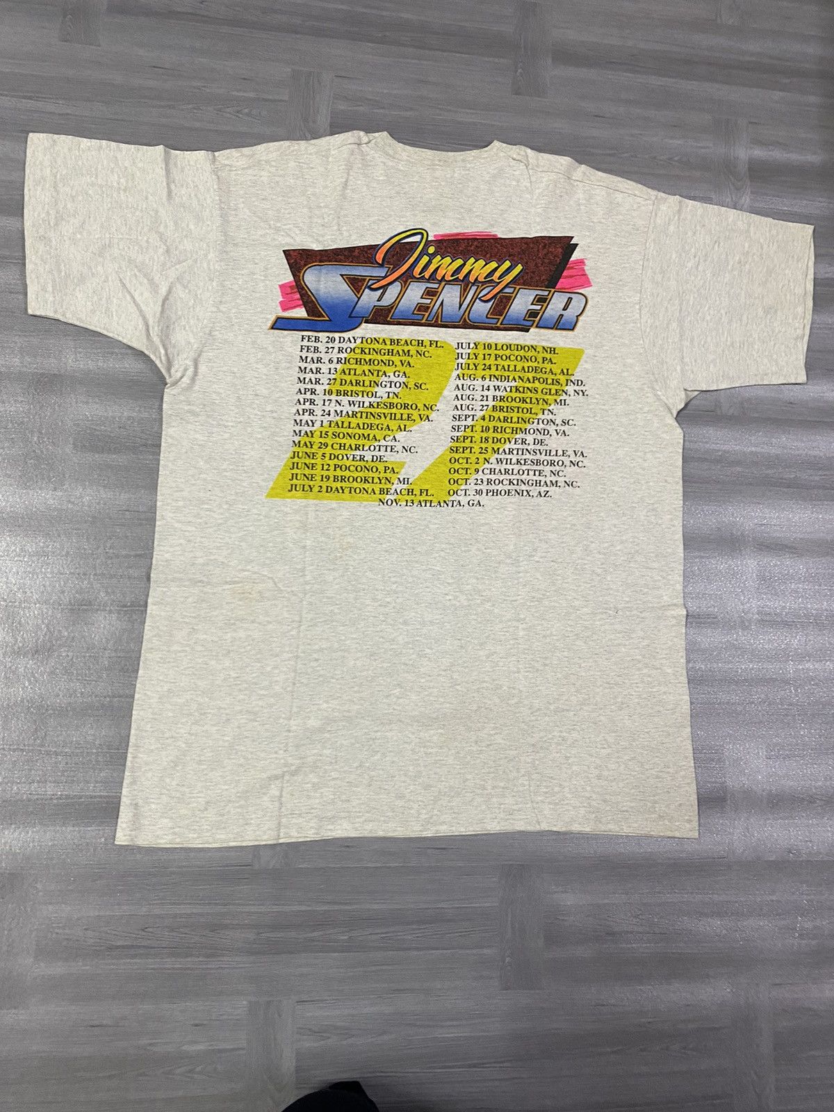 NASCAR Vintage Jimmy Spencer Nascar Size US XL / EU 56 / 4 - 13 Thumbnail