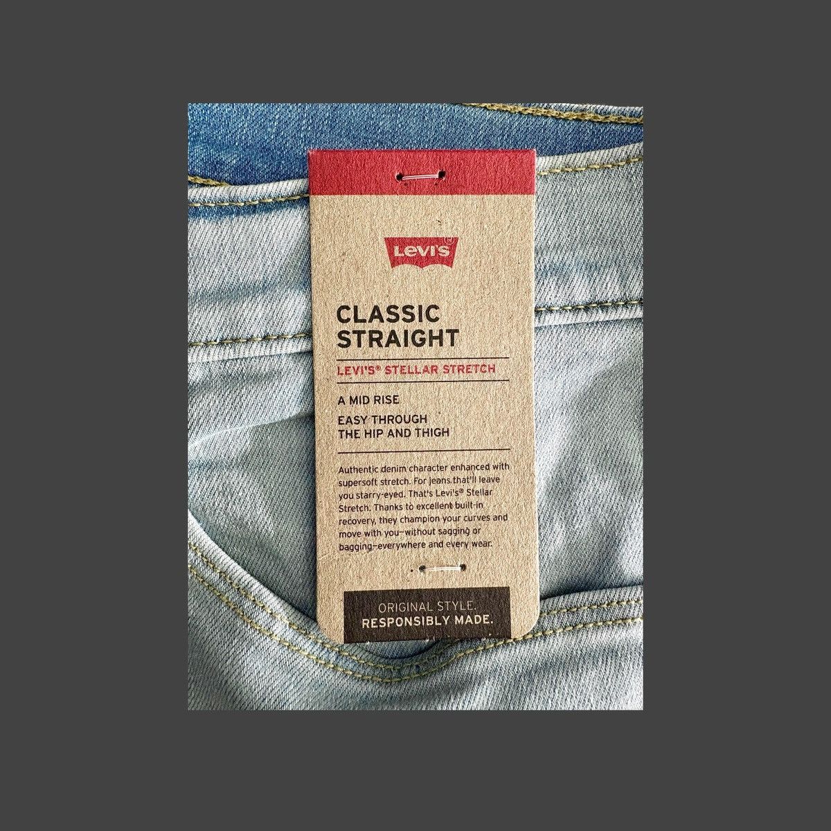 Levi's Levi’s Women’s Plus Size Straight Mid Rise Blue Jeans Sz 26W Size 34" / US 12 / IT 48 - 19 Thumbnail
