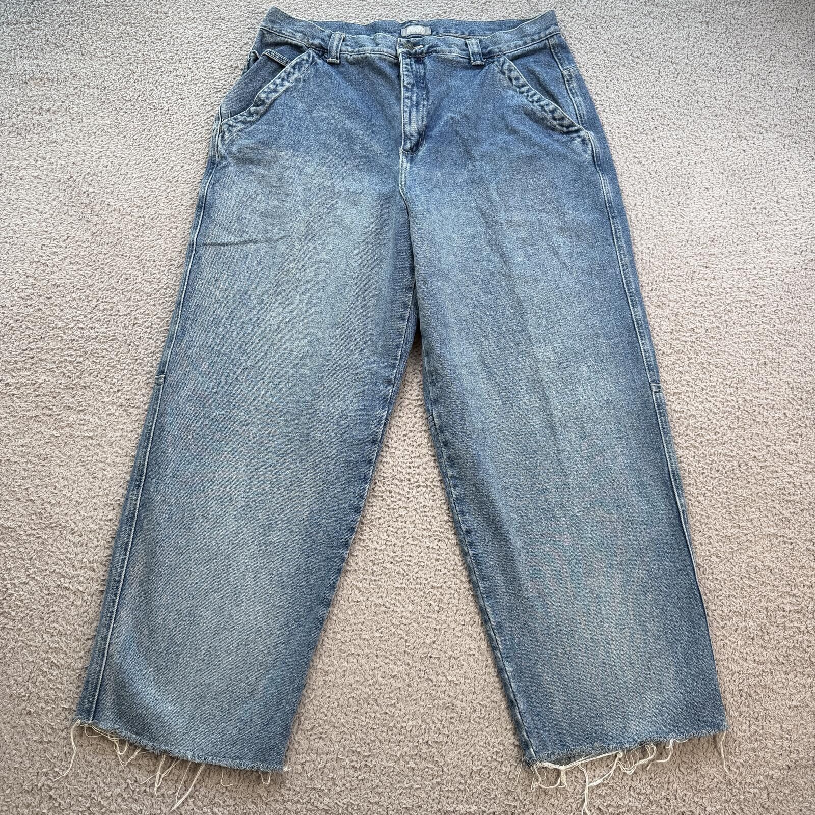 Other Vintage Y2K Utility Wide Leg Baggy Carpenter Jeans Men 38x30 Size US 38 / EU 54 - 1 Thumbnail