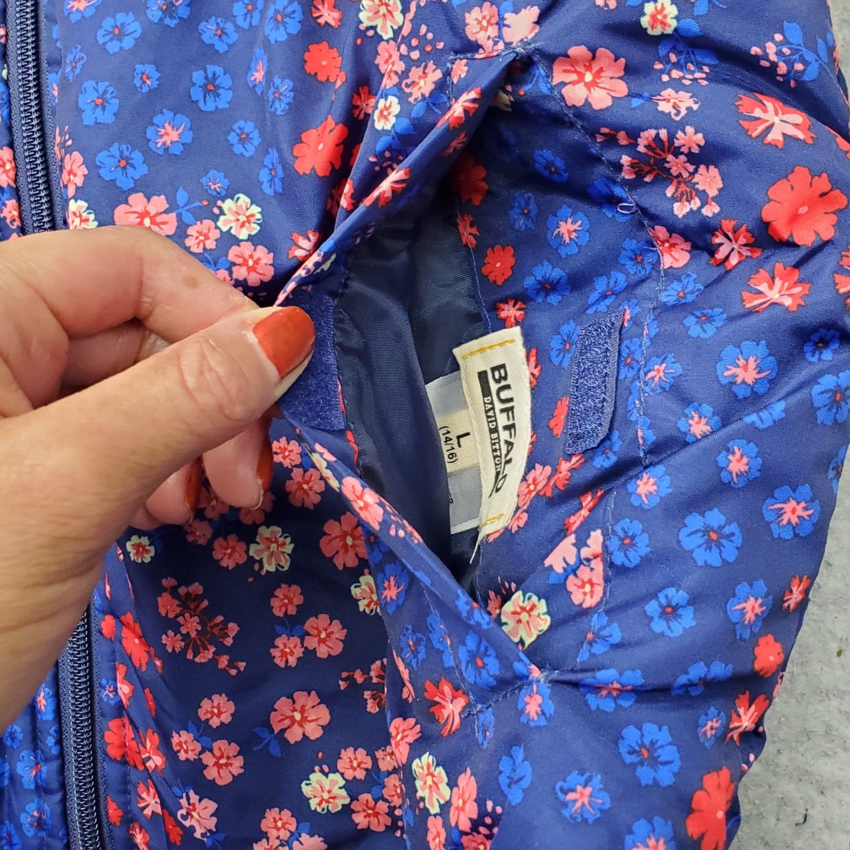 Buffalo David Bitton Buffalo David Bitton Reversible Vest Womens L Multicolor Floral Sherpa Lined Zip Up Vest Size L / US 10 / IT 46 - 5 Thumbnail