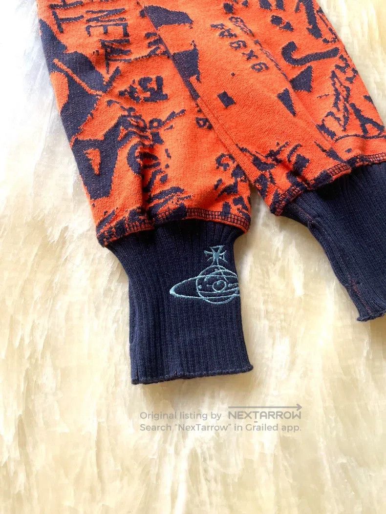 Vivienne Westwood Vivienne Westwood size 52 Orange Y2K arm sleeves Size ONE SIZE - 2 Thumbnail