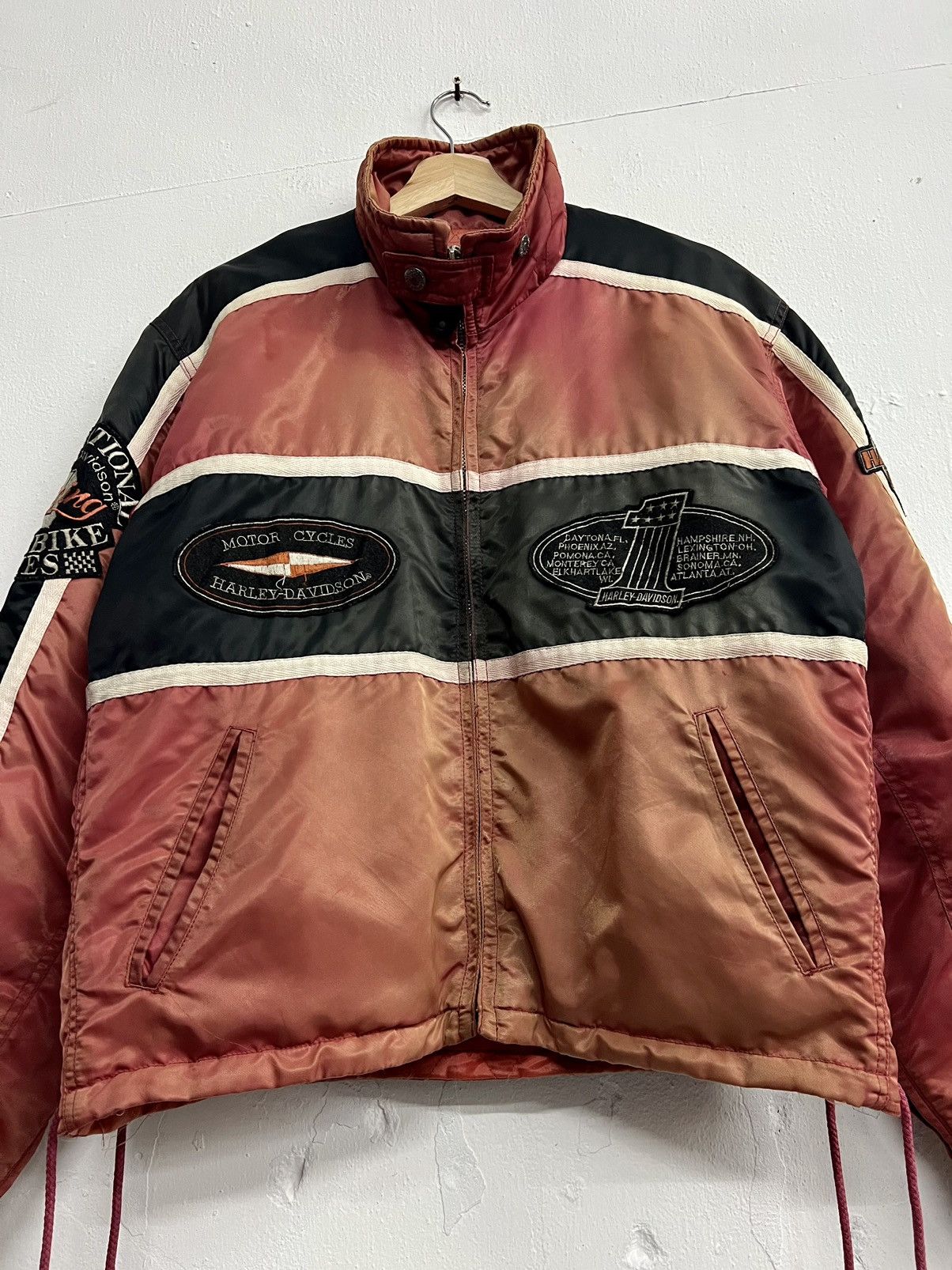 Harley Davidson × Vintage Vintage Harley Davidson Racing AMA National Jacket Size US L / EU 52-54 / 3 - 4 Thumbnail