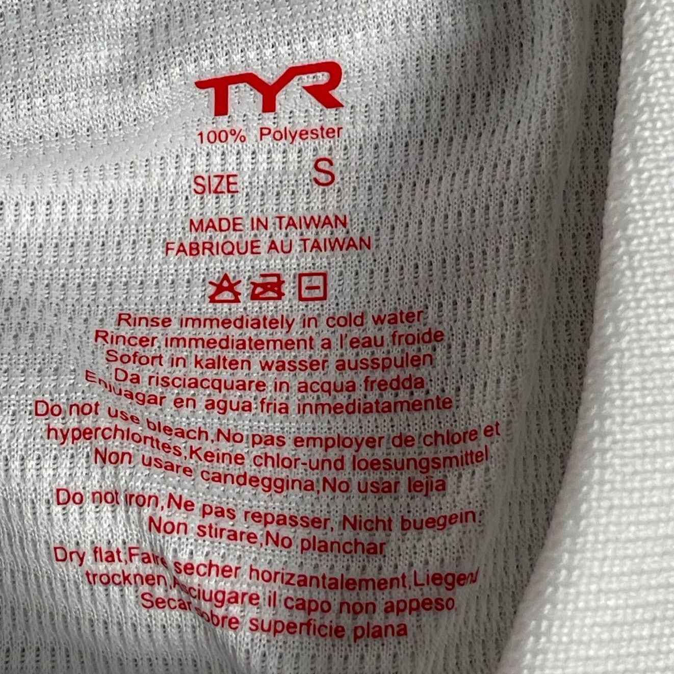 Other TYR Apparel Tech Polo Shirt - White Textured Size Small $44 Size US S / EU 44-46 / 1 - 6 Thumbnail