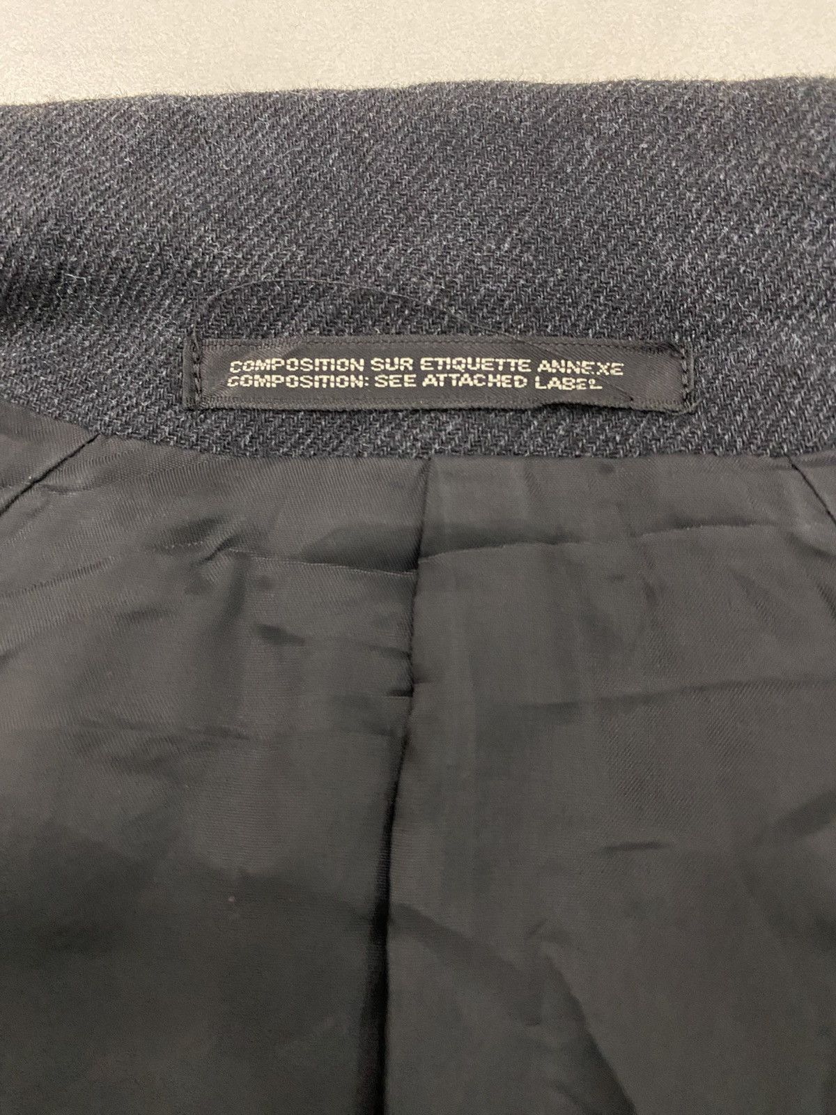 Yohji Yamamoto Vtg Yohji Yamamoto AW95 black gabardine long coat Size S / US 4 / IT 40 - 14 Thumbnail