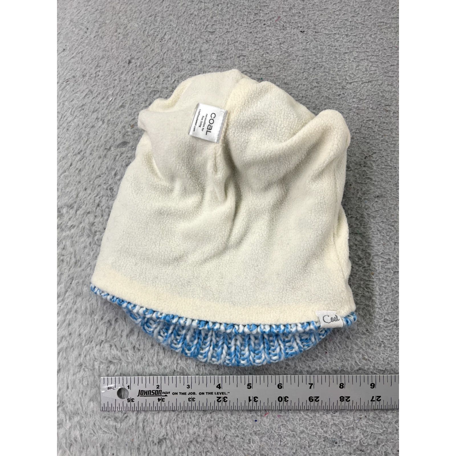 Coal Coal Headwear Beanie Women One Size Blue Knit Acrylic Lined Pom Hat/Cap Winter Fall/Spring/Summer/N/A Ski Theme Mens Womens Size ONE SIZE - 5 Thumbnail